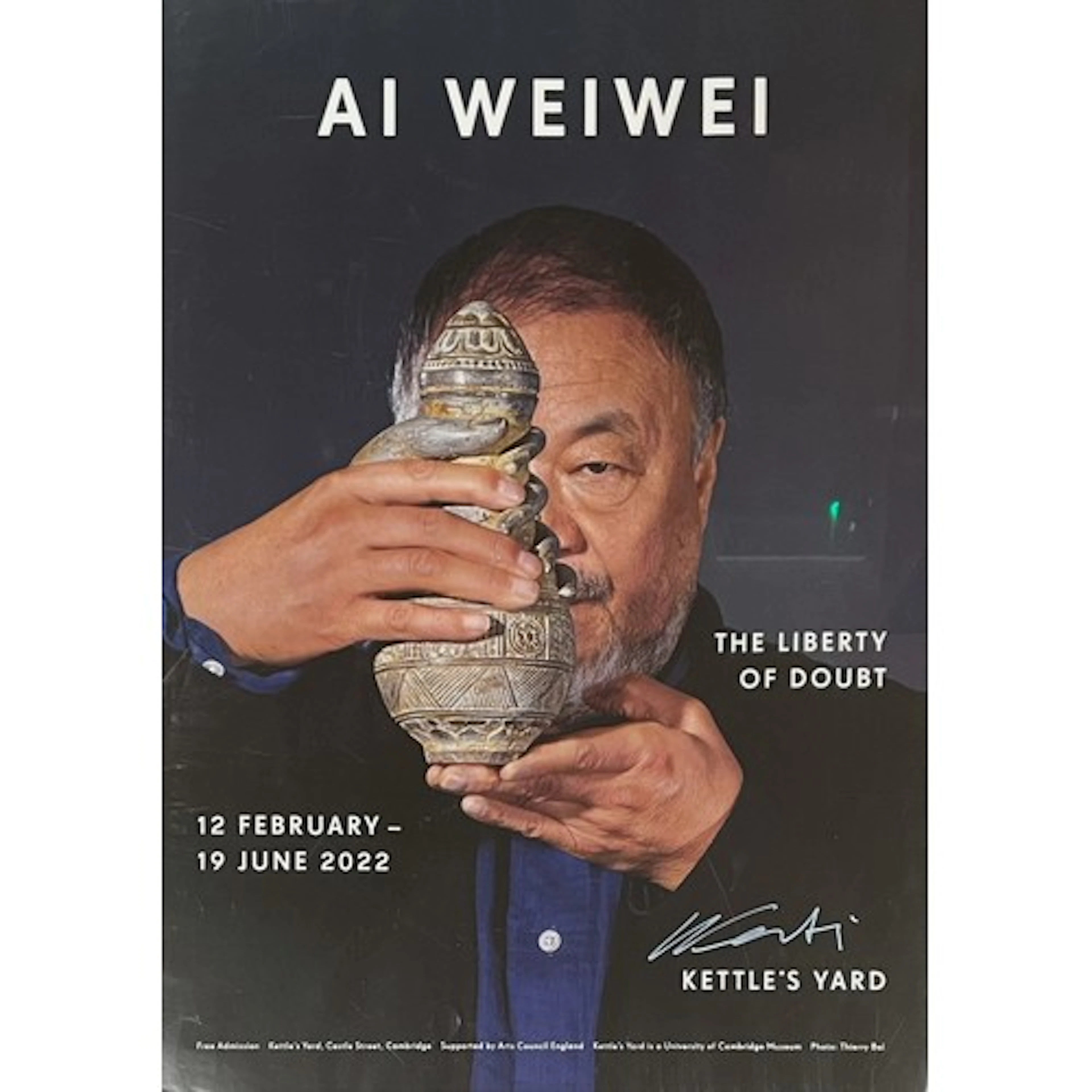 Ai Weiwei (Chinese b.1957), art exhibition poster, The Liber...