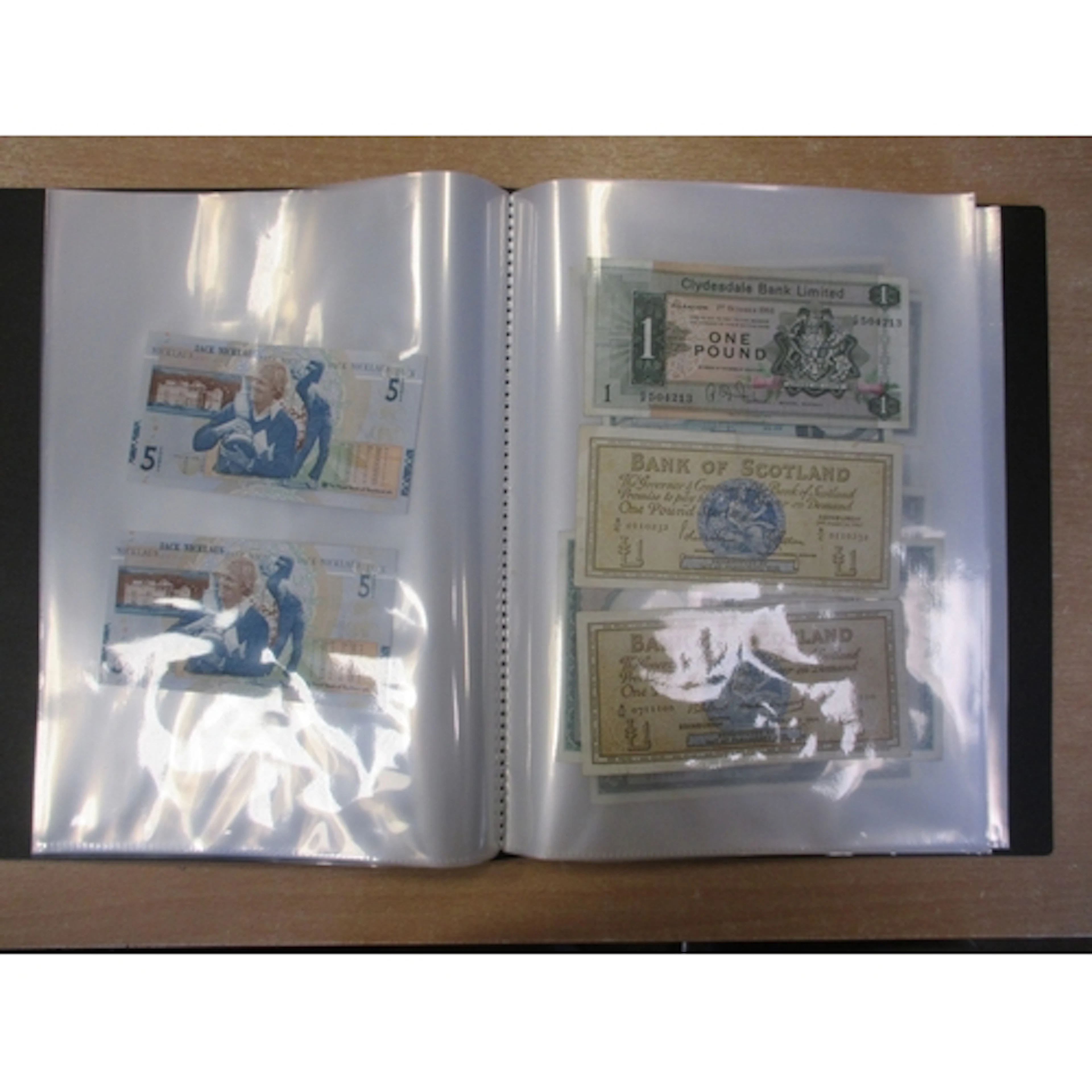 Scotland. Range of £5 and £1 issues from 1951 - 2005, genera...