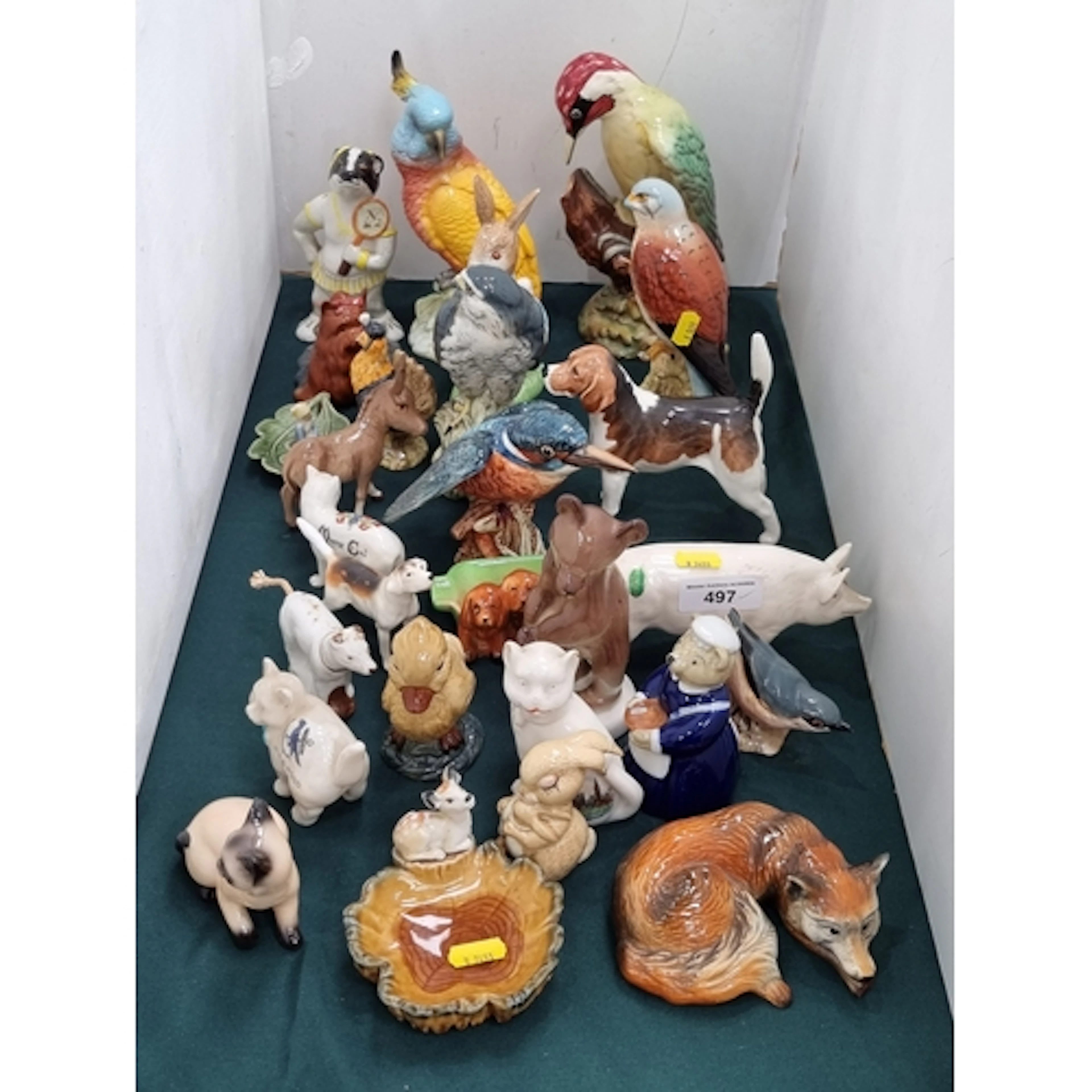 A selection of various Figures of Animals and Birds includin...