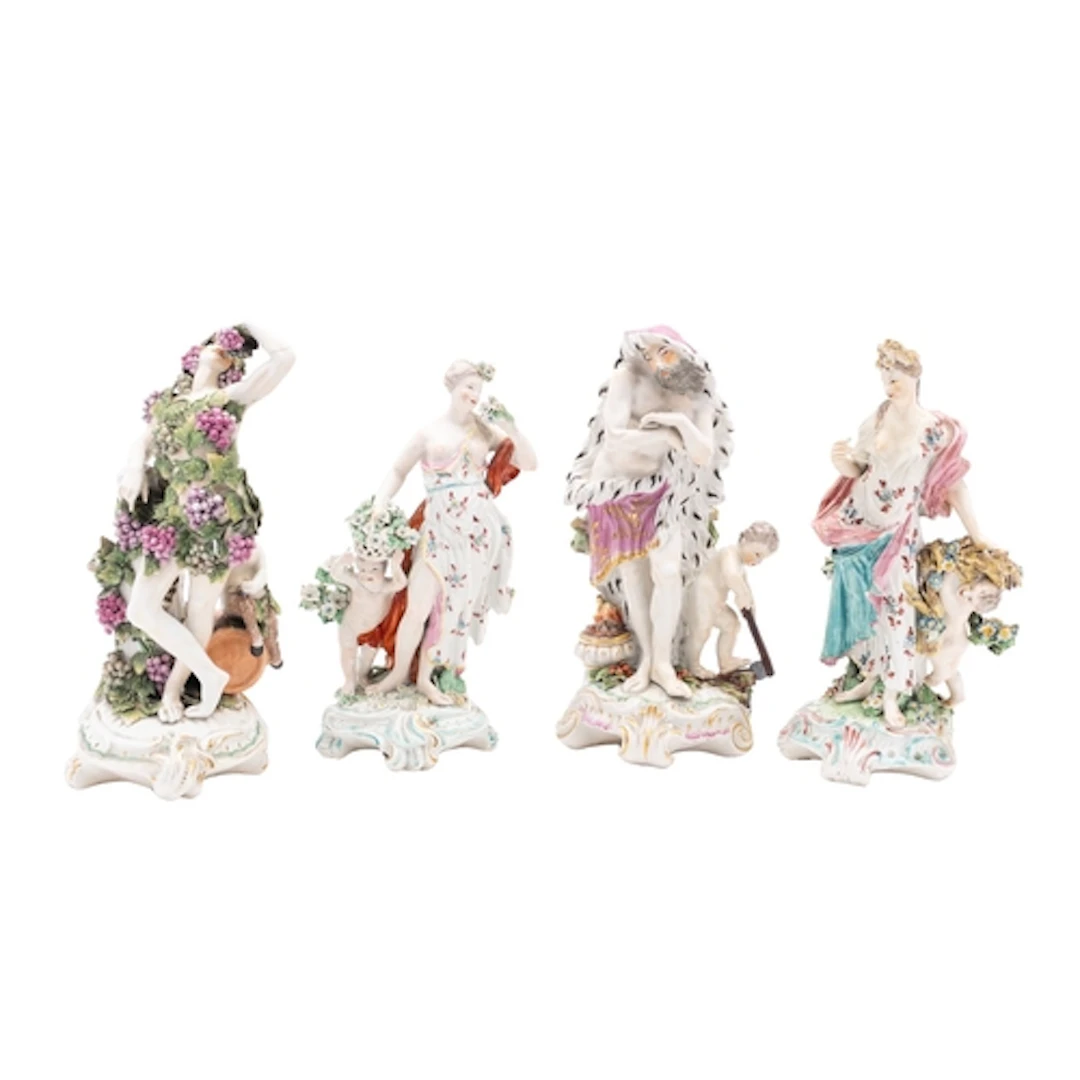A matched set of Derby figures of The Four Classical Seasons...