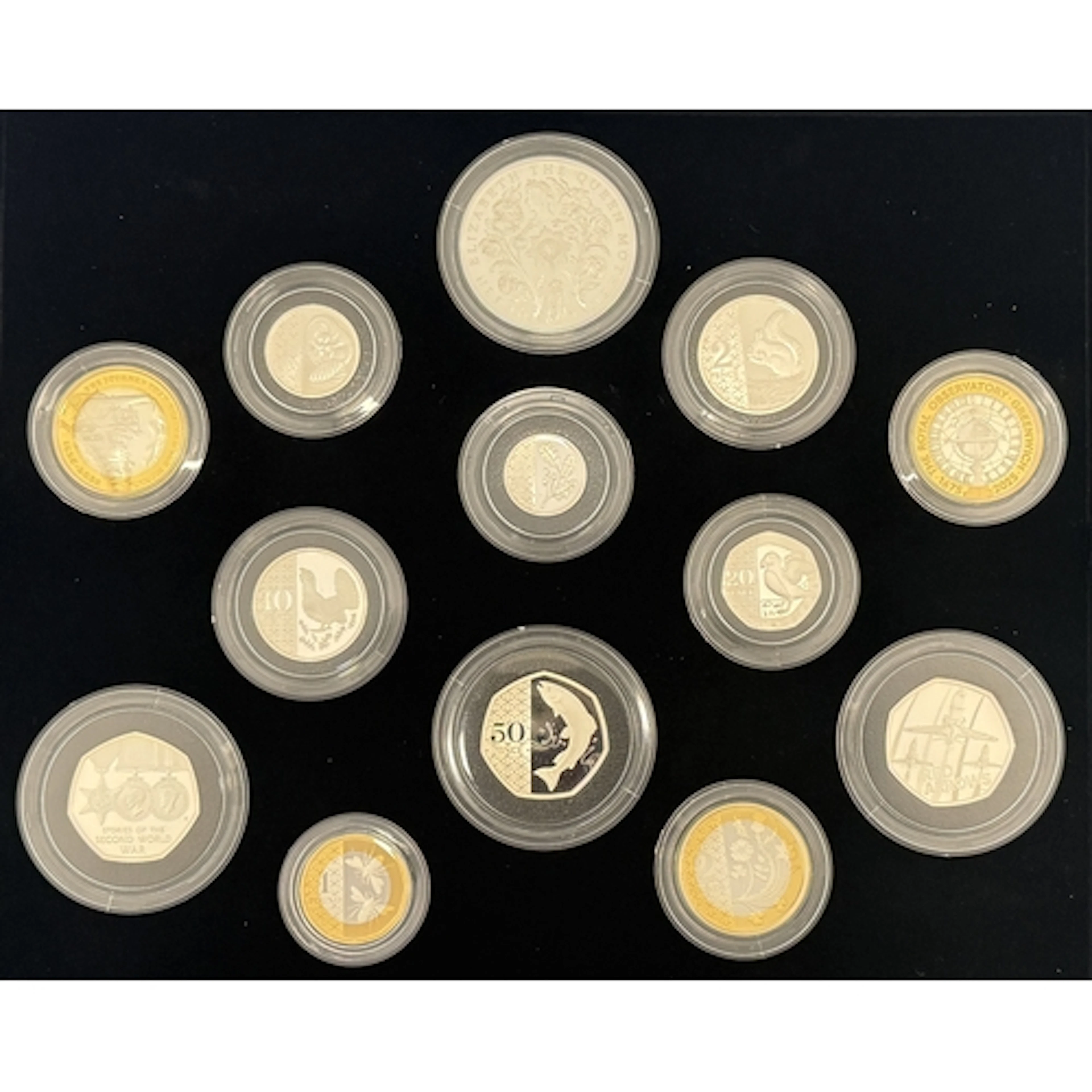 2025 UK King Charles III Royal Mint thirteen-coin silver pro...