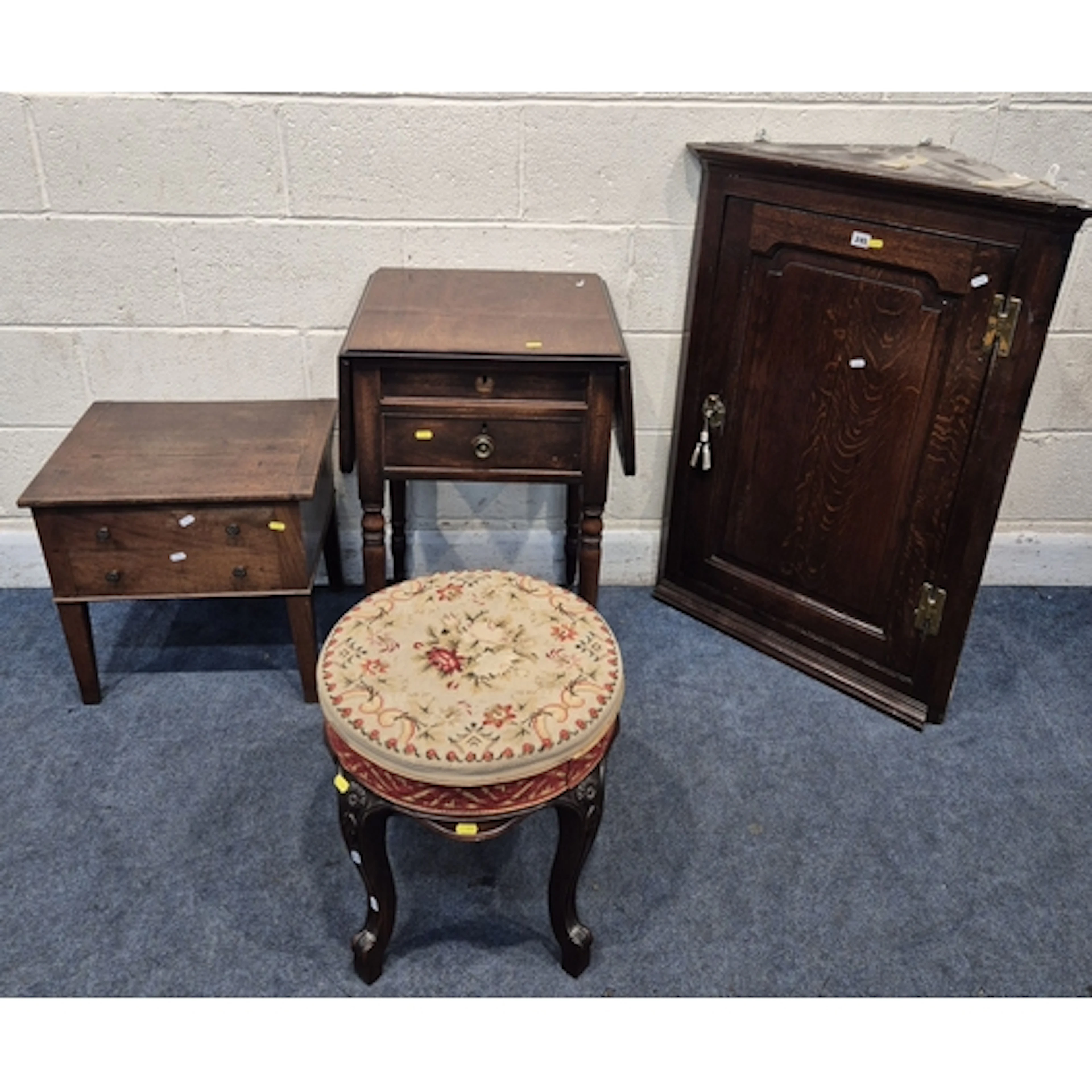 A SELECTION OF OCCASIONAL FURNITURE, to include a Georgian o...