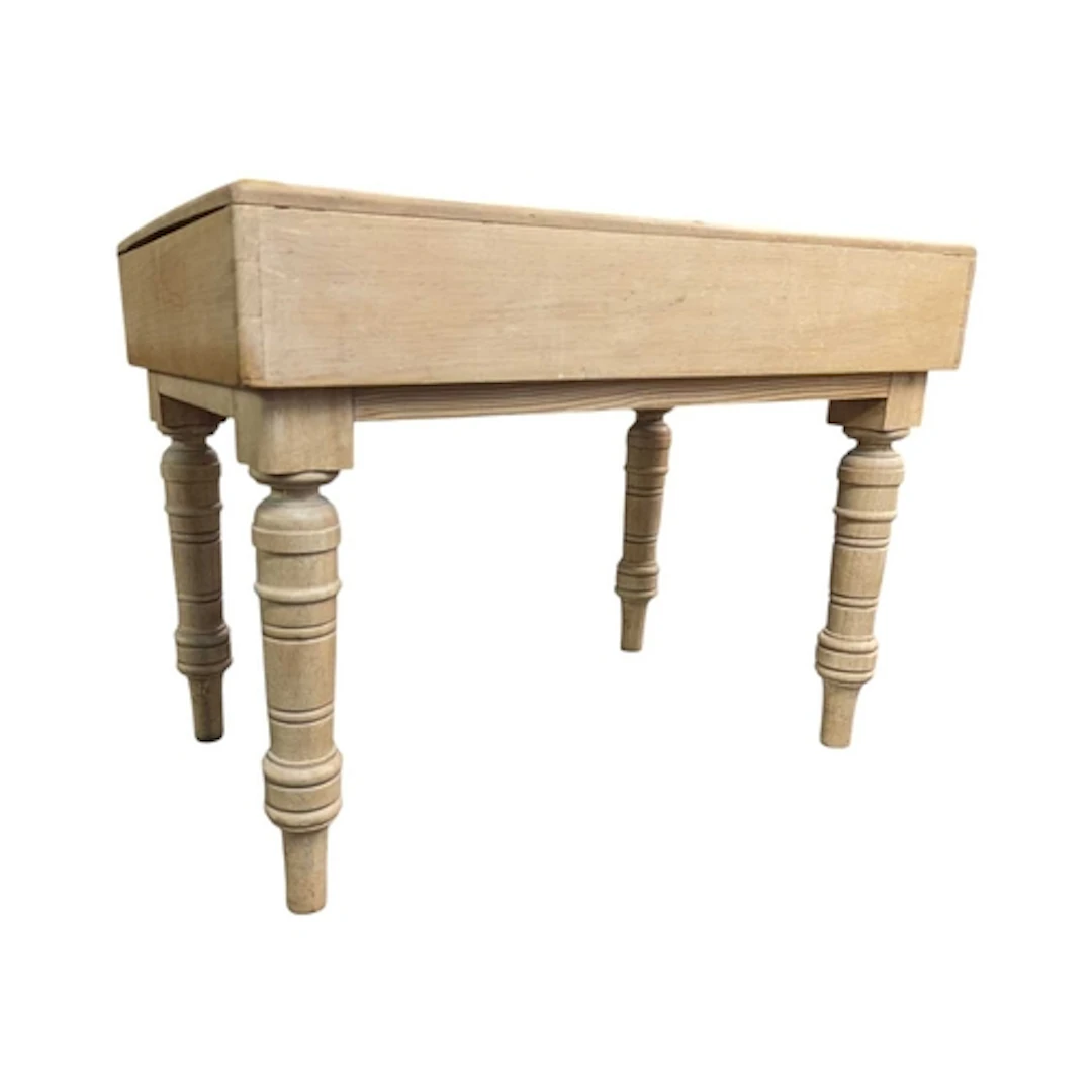 A 19th century Victorian pine bidet. The bidet having inset ...