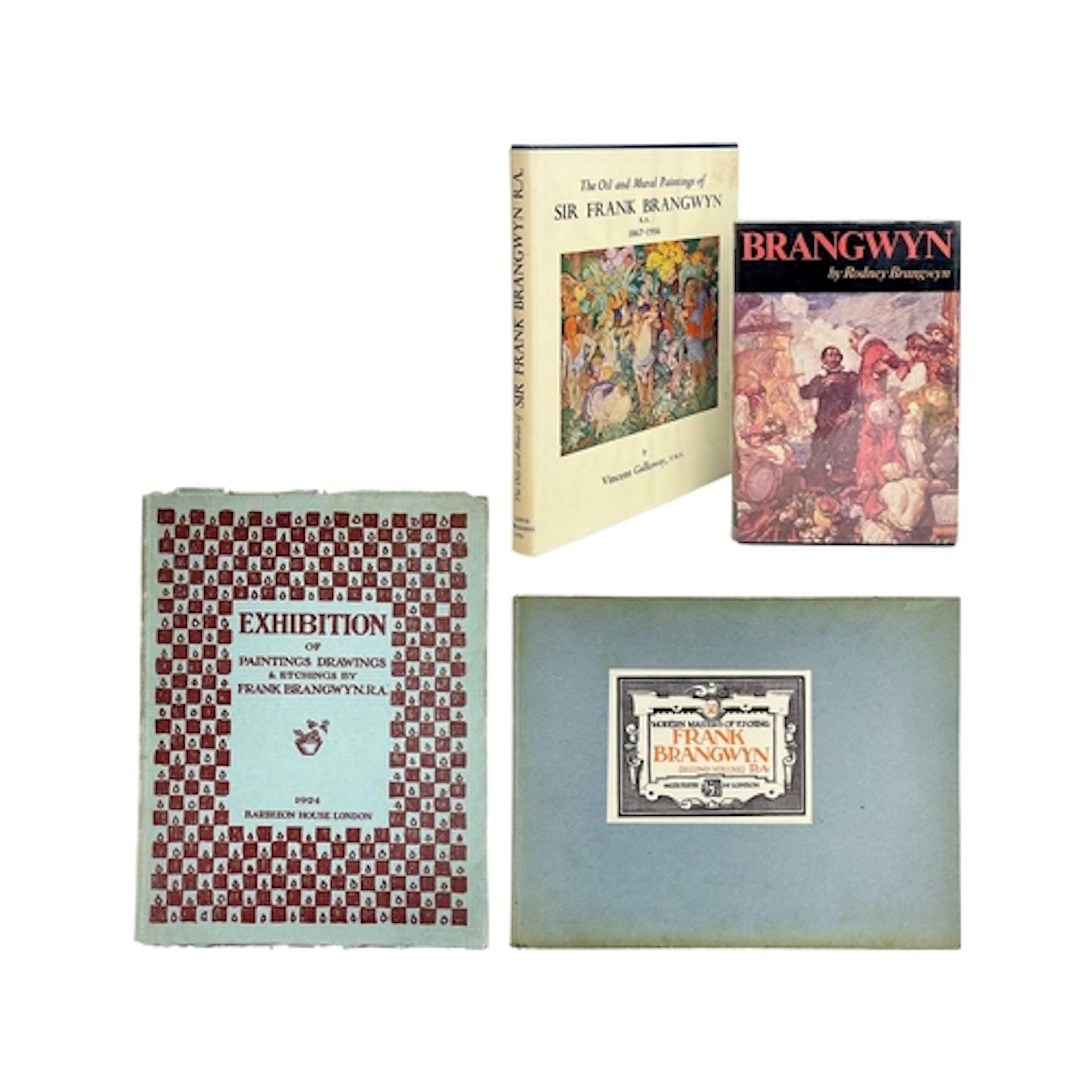 Frank Brangwyn Four works 'Catalogue of an Exhibition of Pai...