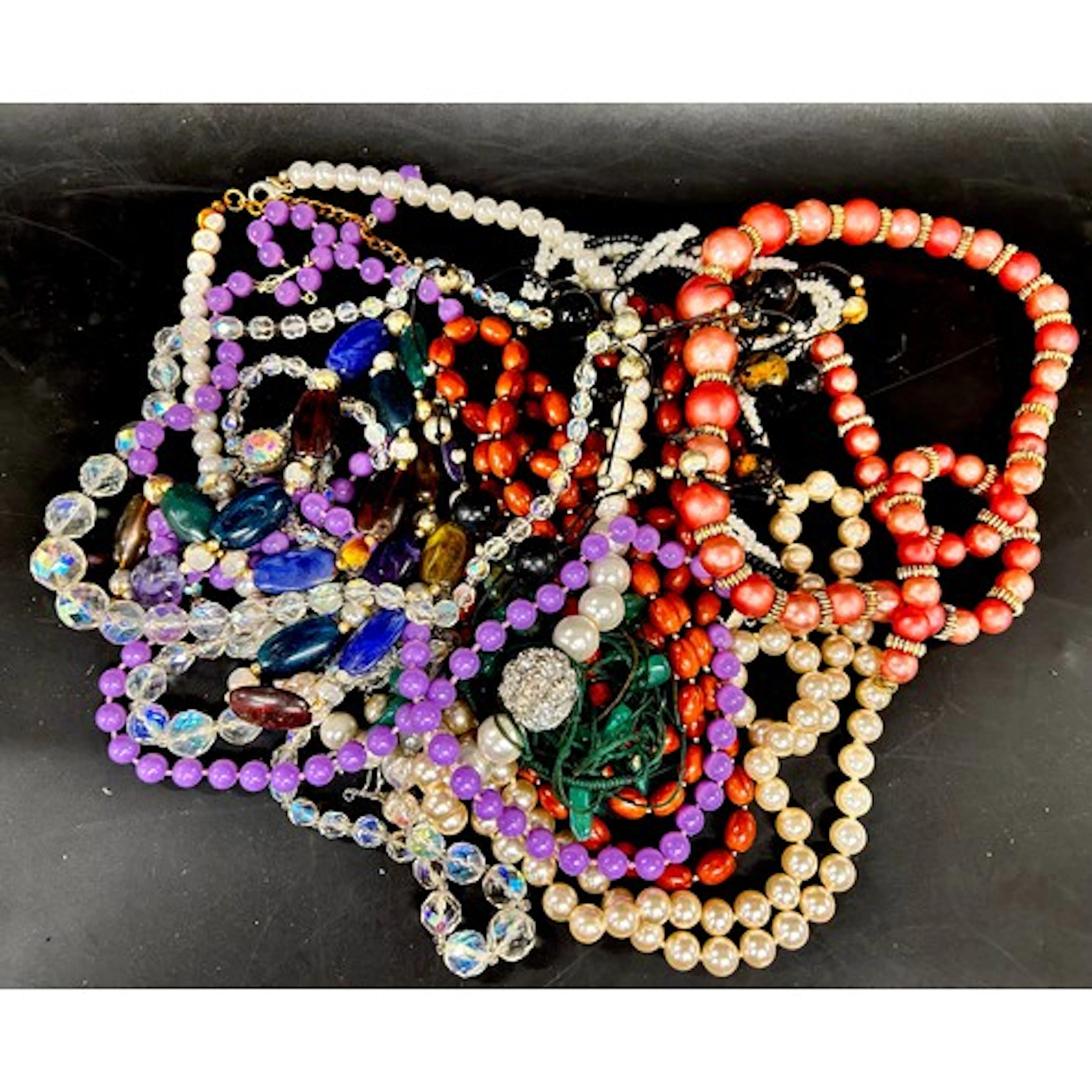 A collection of costume jewellery