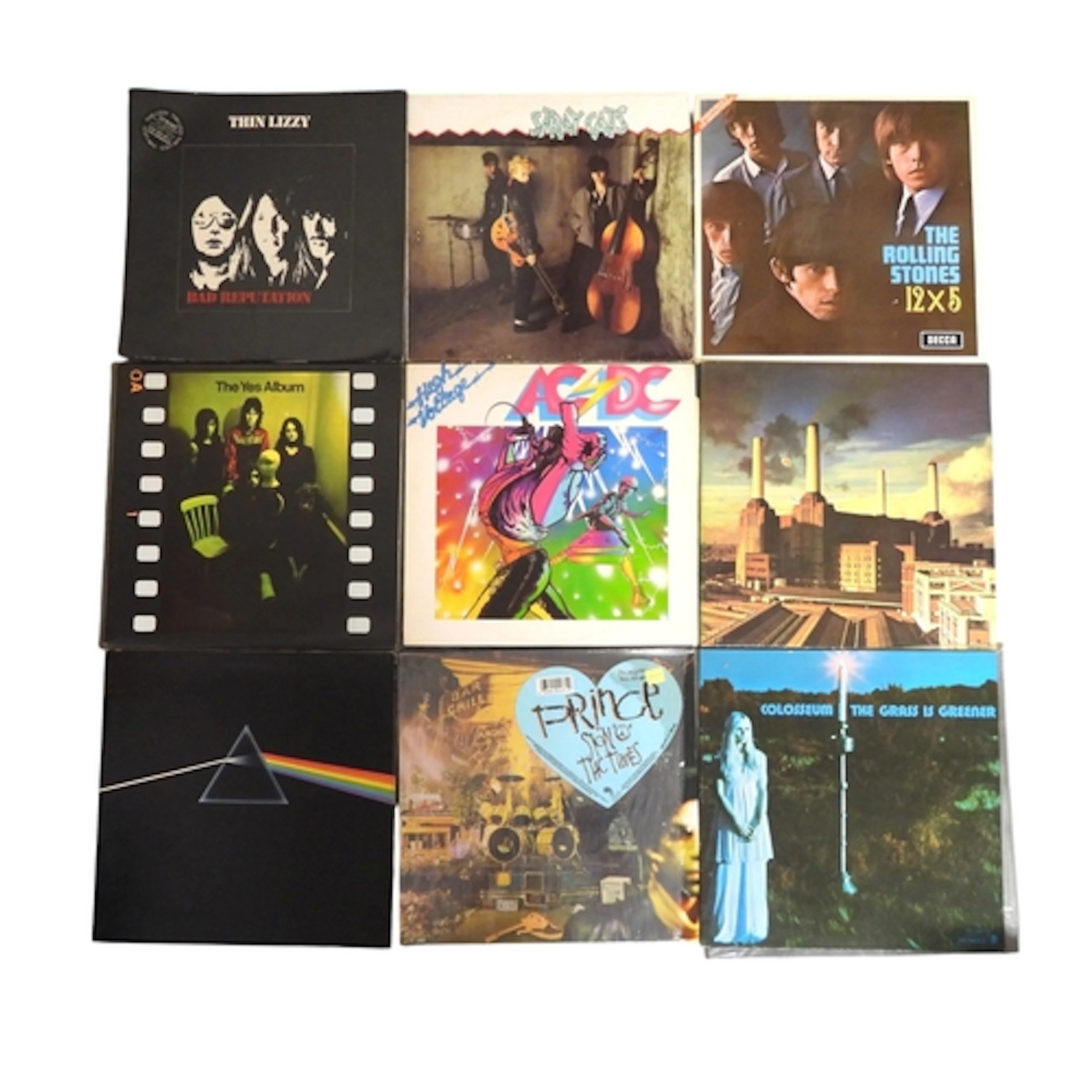 ROCK/HARD ROCK/PROG - A box of 12" Vinyl records to inc...