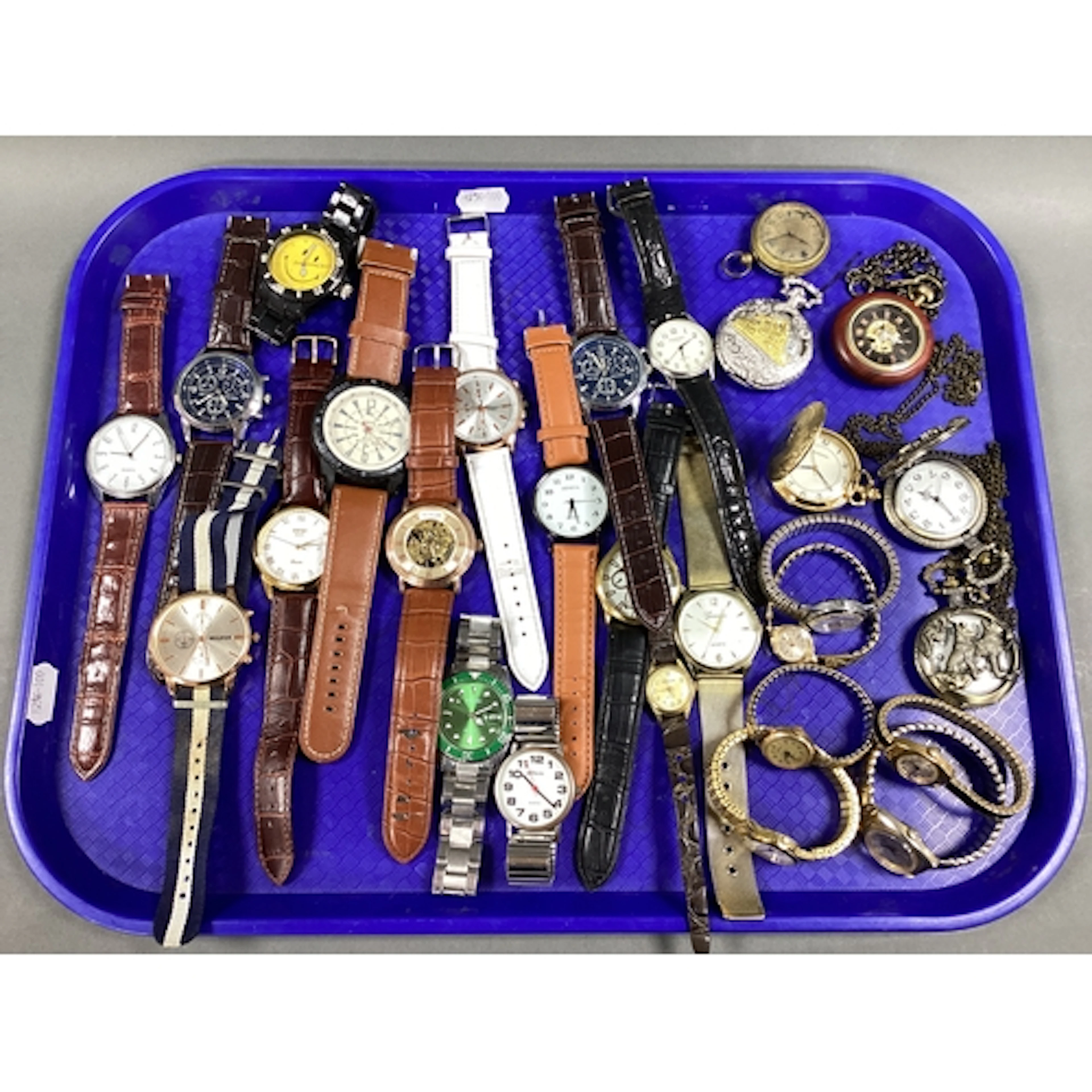 A Selection of Modern Wristwatches, including Geneva, Sewor,...