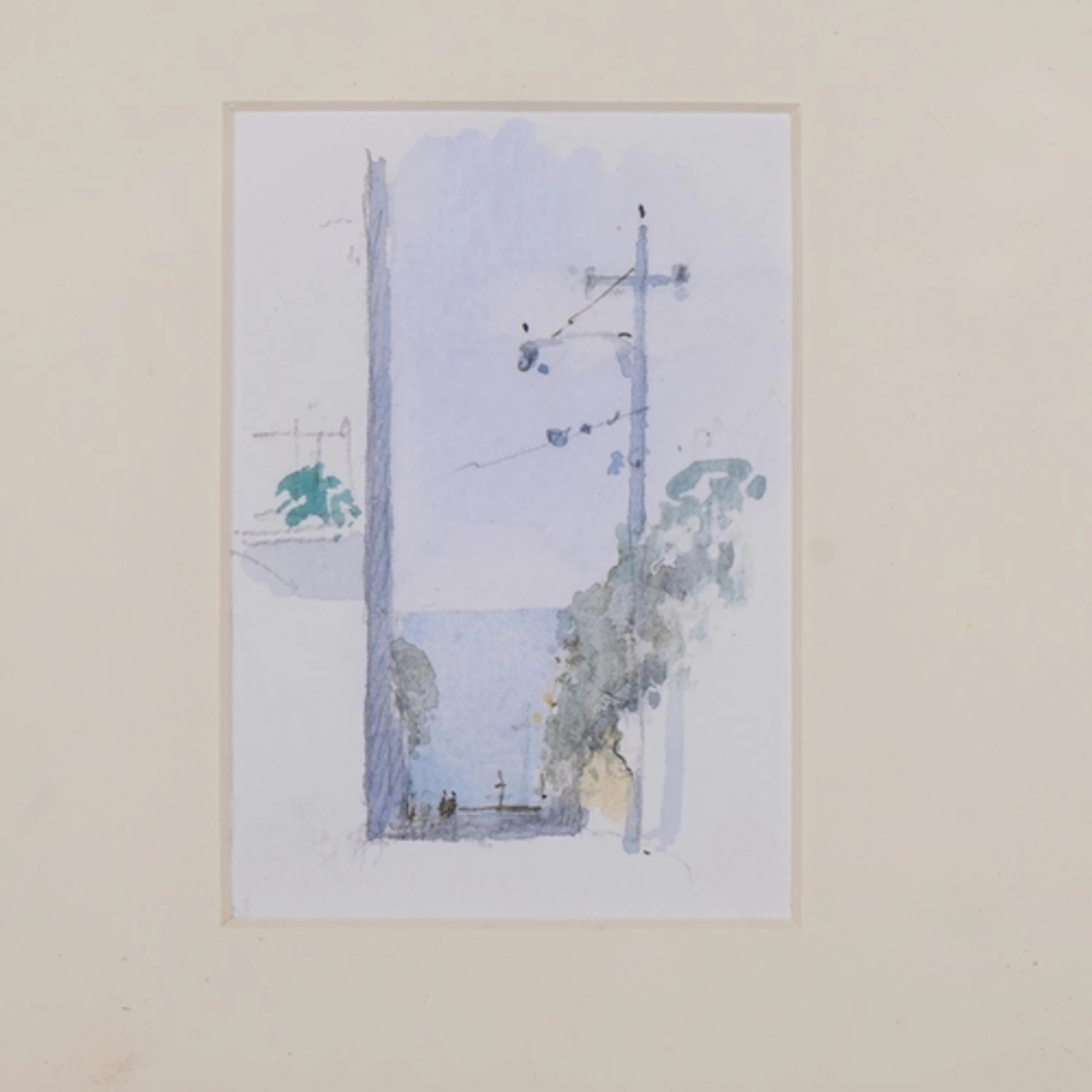 Hugh Casson (1910 - 1999), Side Street, San Diego, watercolo...