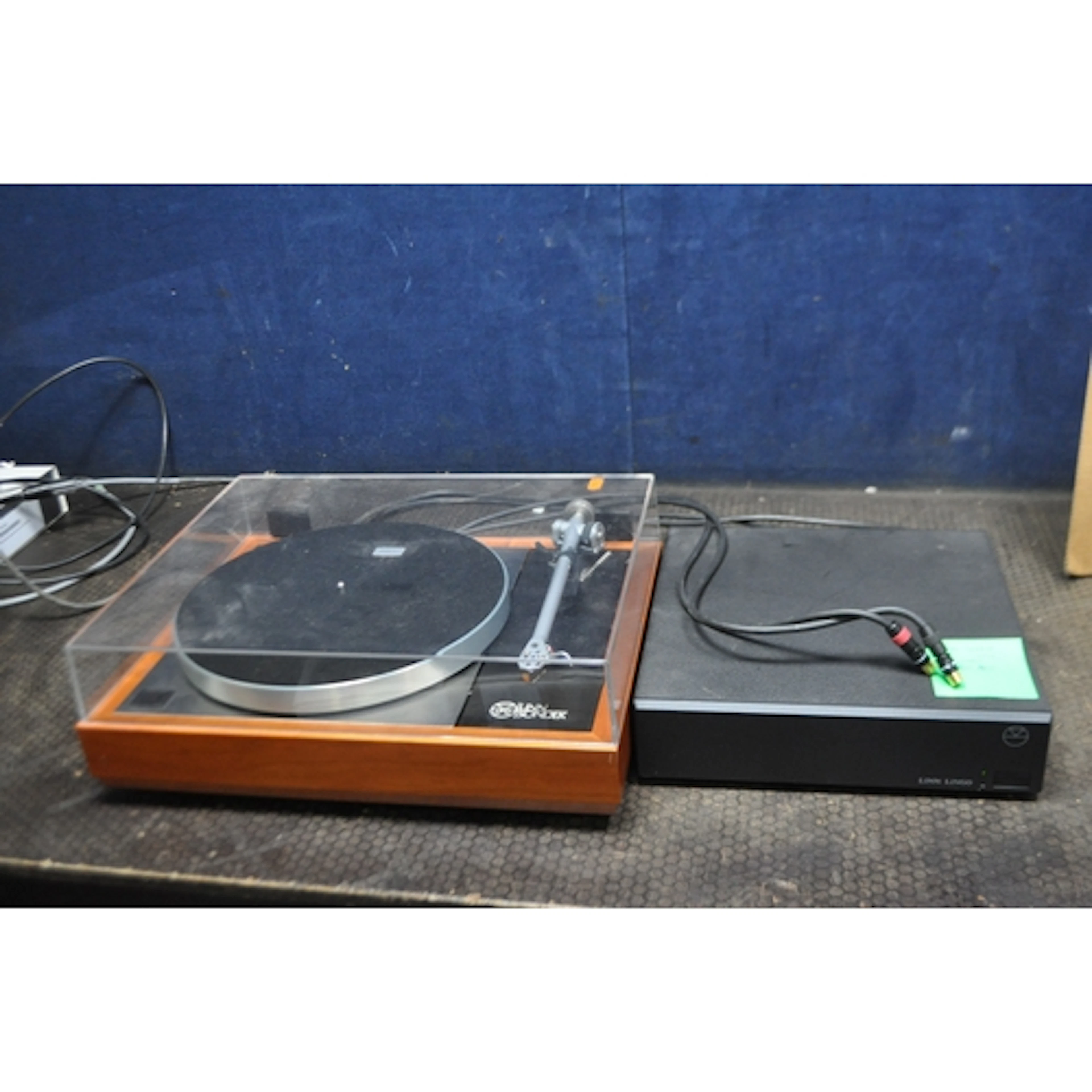 A LINN SONDEK LP12 TURNTABLE with a DV 20X cartridge and a L...