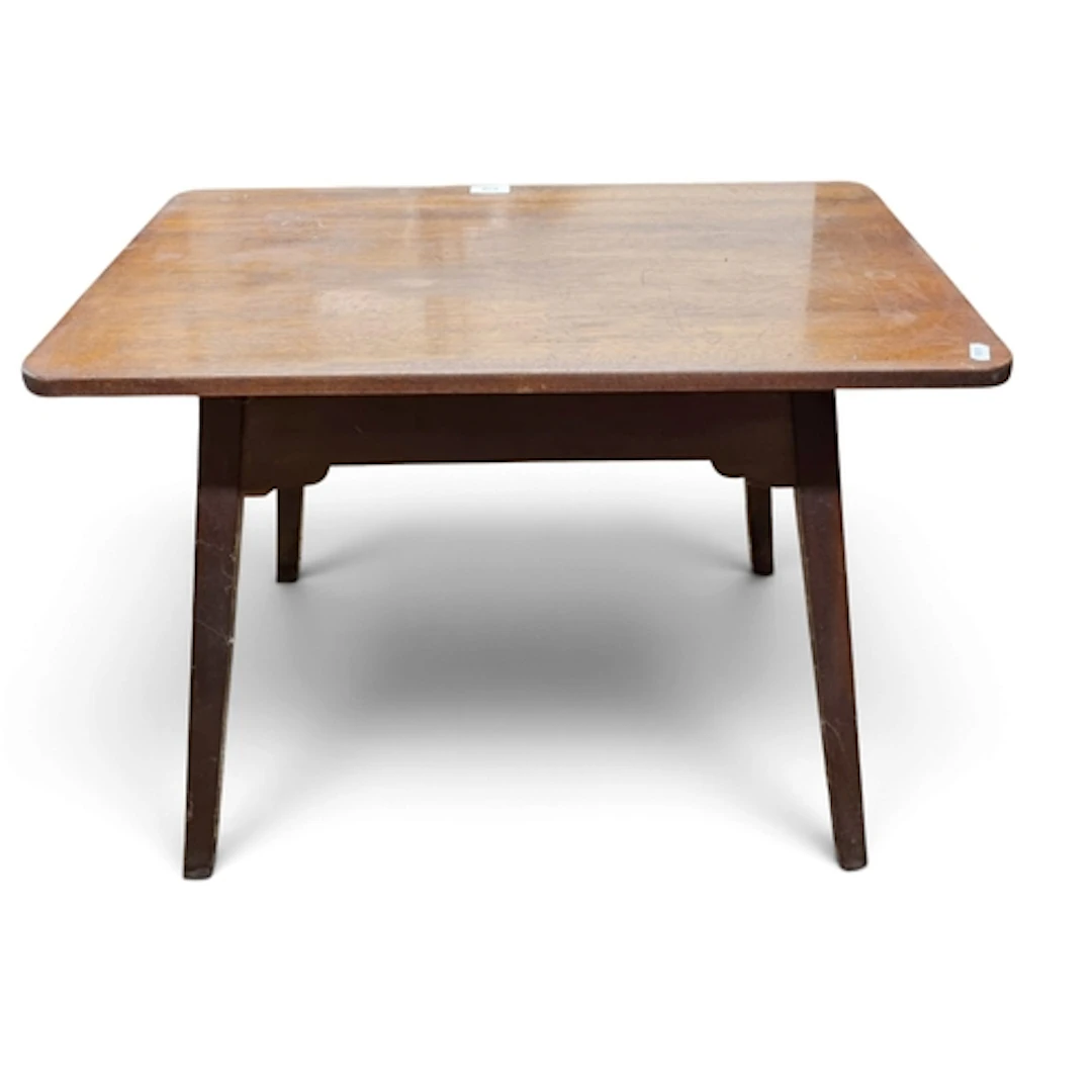 A 20th Century rectangular Coffee Table, miniature drop leaf...