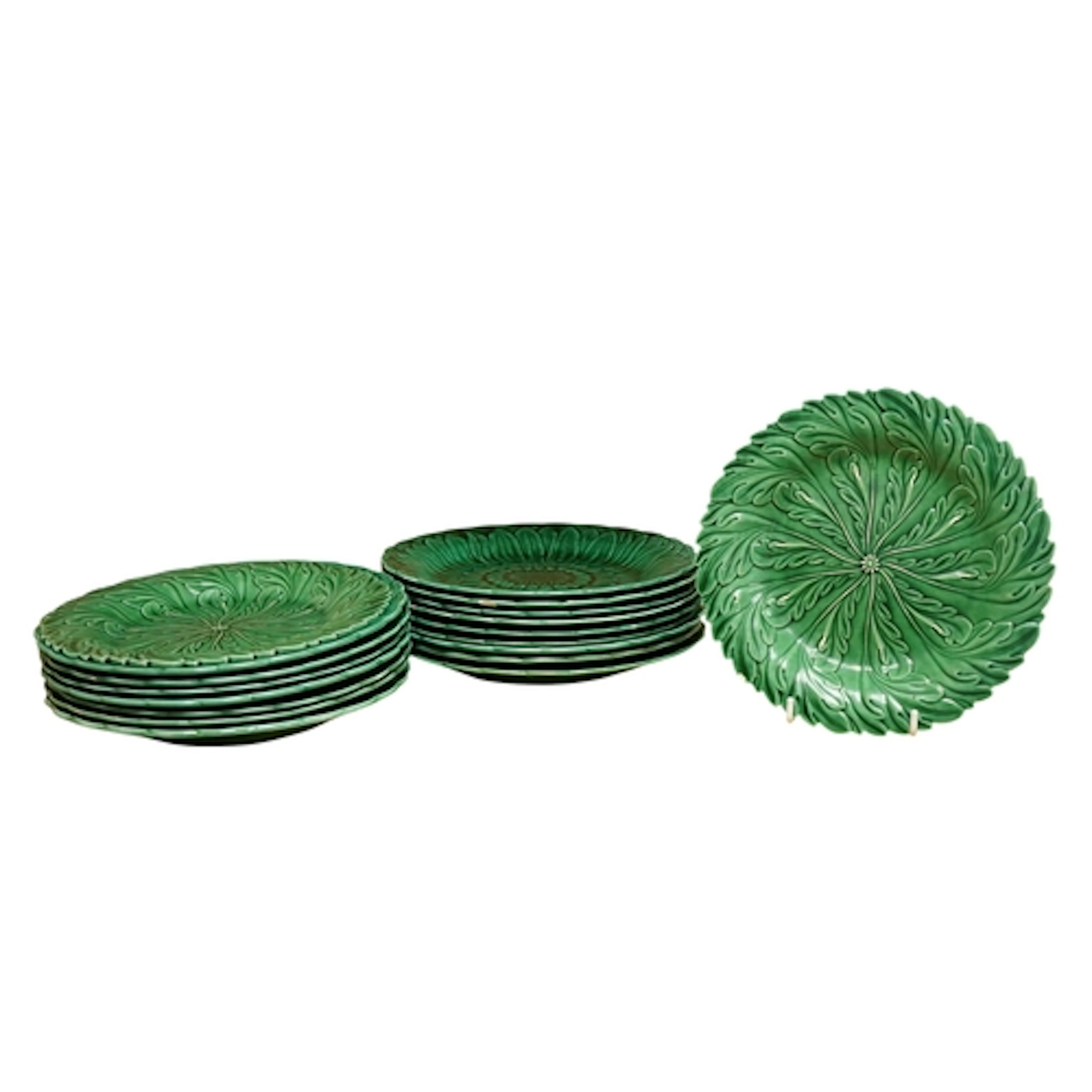 A group of 19th century Wedgwood and Staffordshire strawberr...