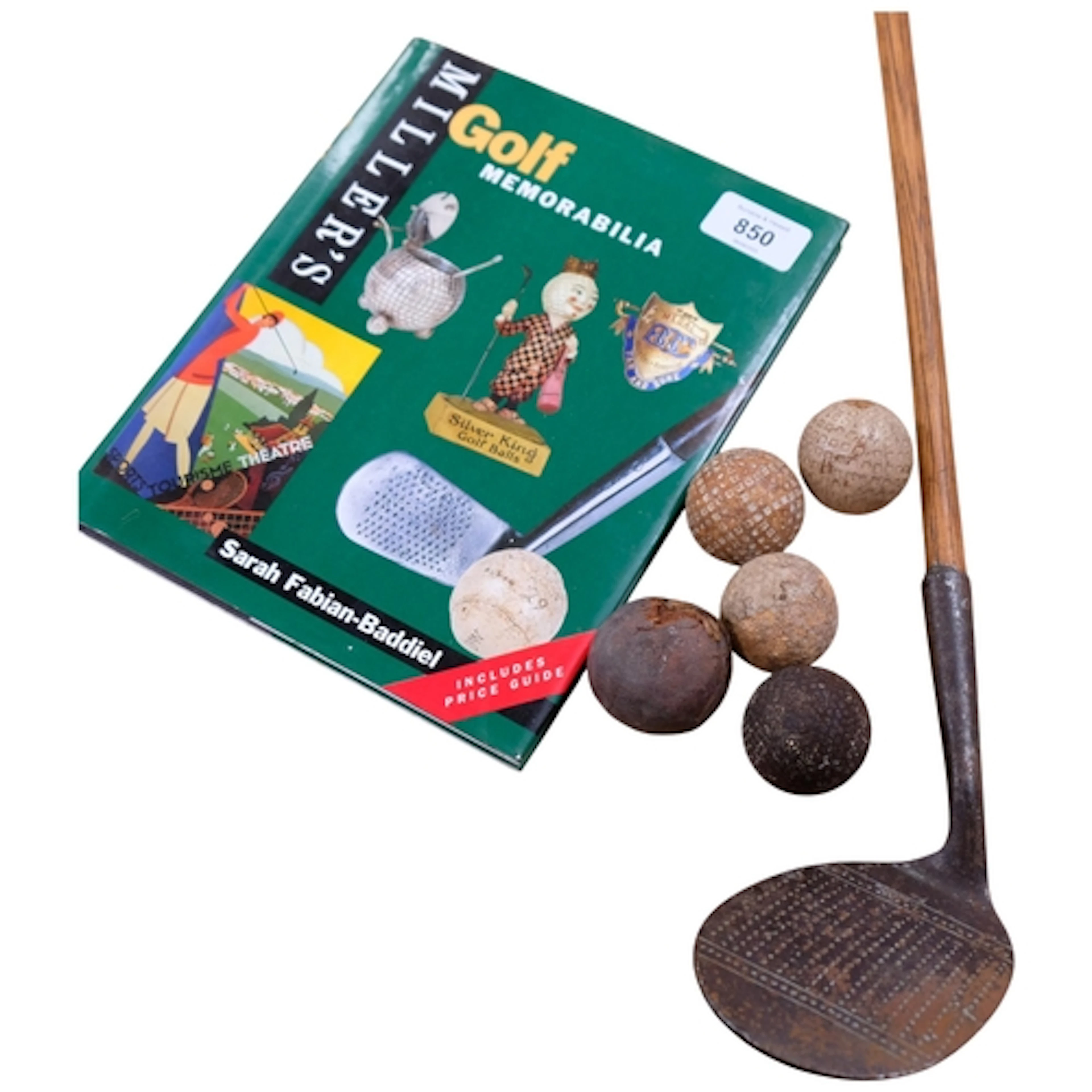 A Vintage Harrods of London Mammoth Niblick golf club, and a...