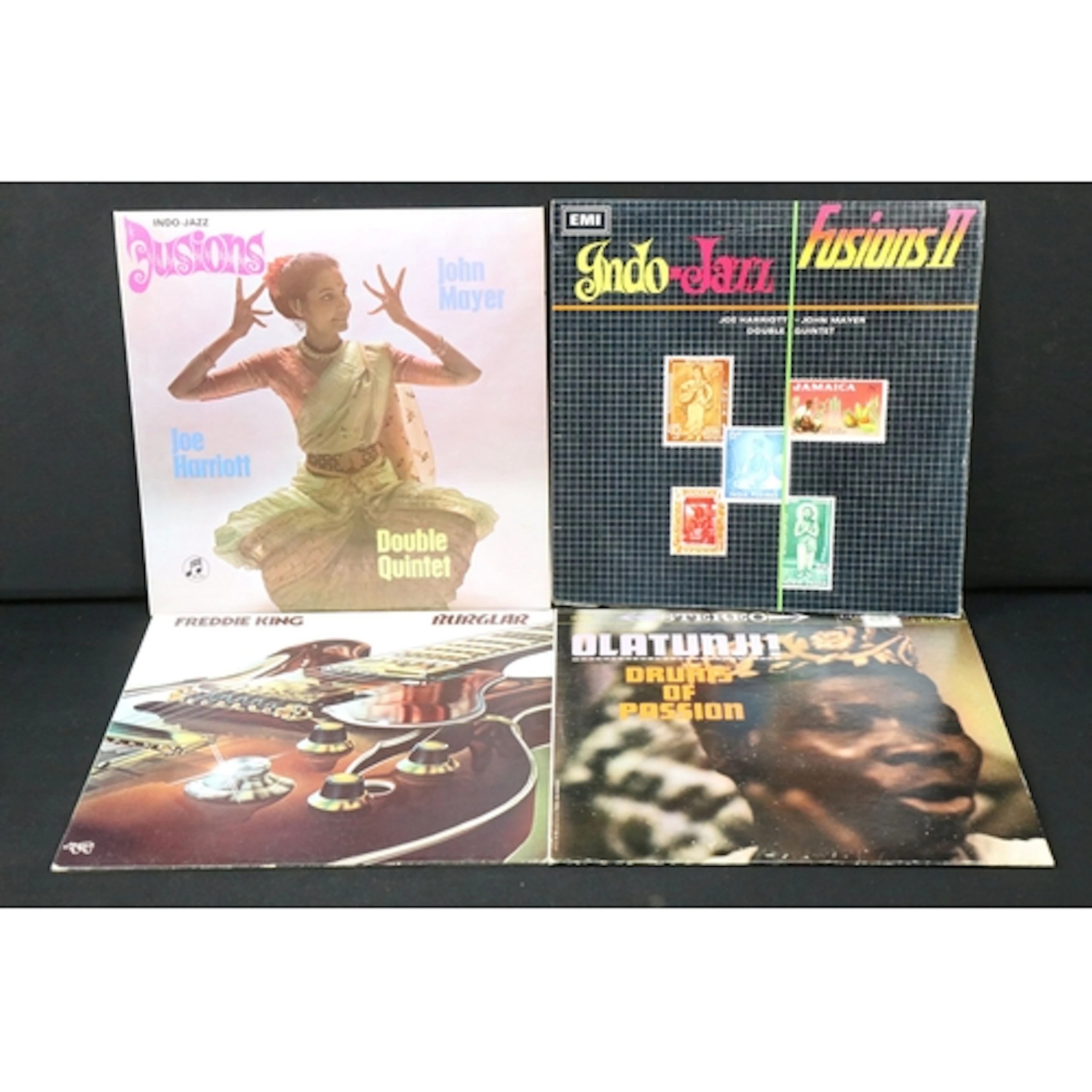 Vinyl - 4 Jazz / Blues LPs to include Joe Harriott & John Ma...