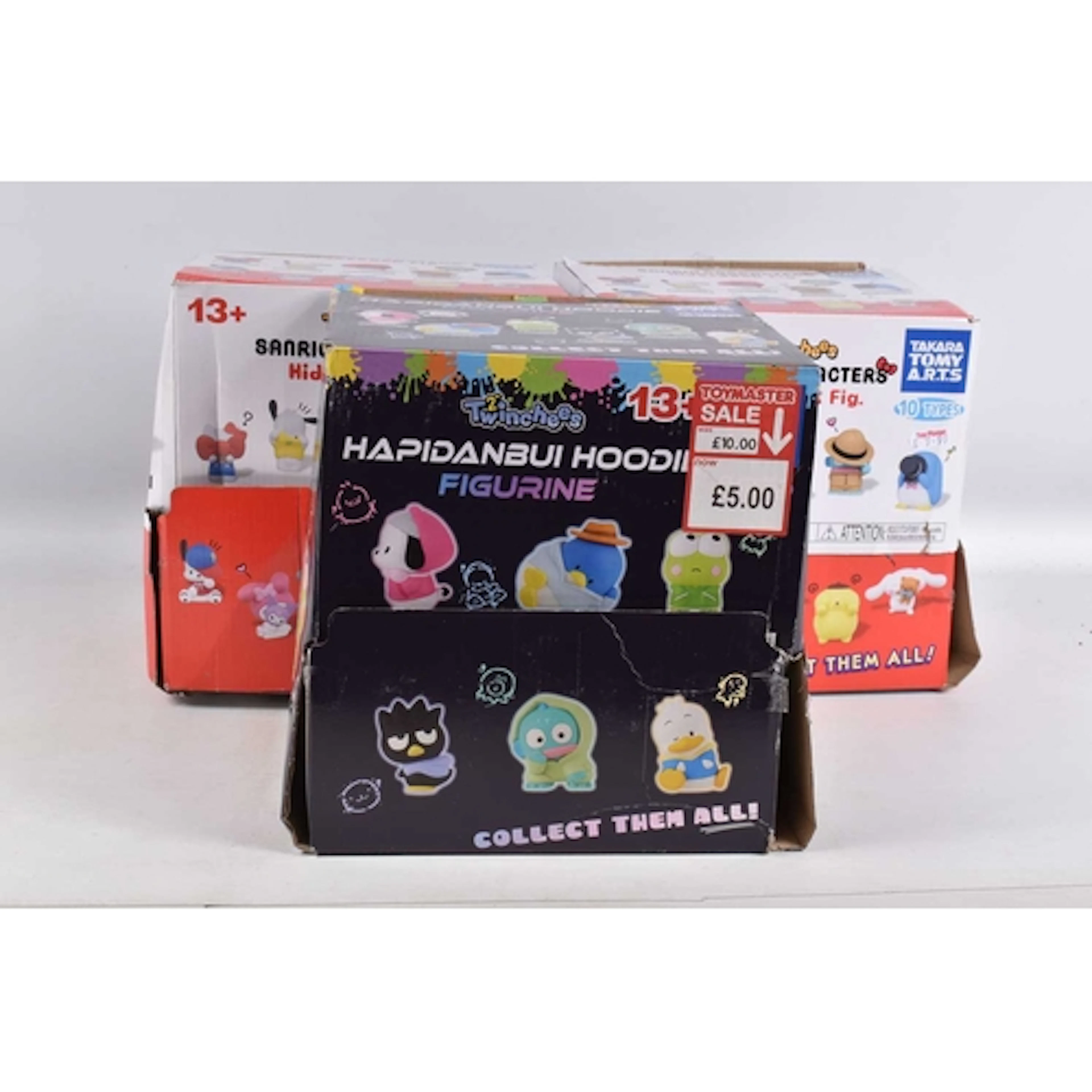 THREE DISPLAY BOXES OF TAKARA TOMY A.R.T.S. CHARACTERS, to i...