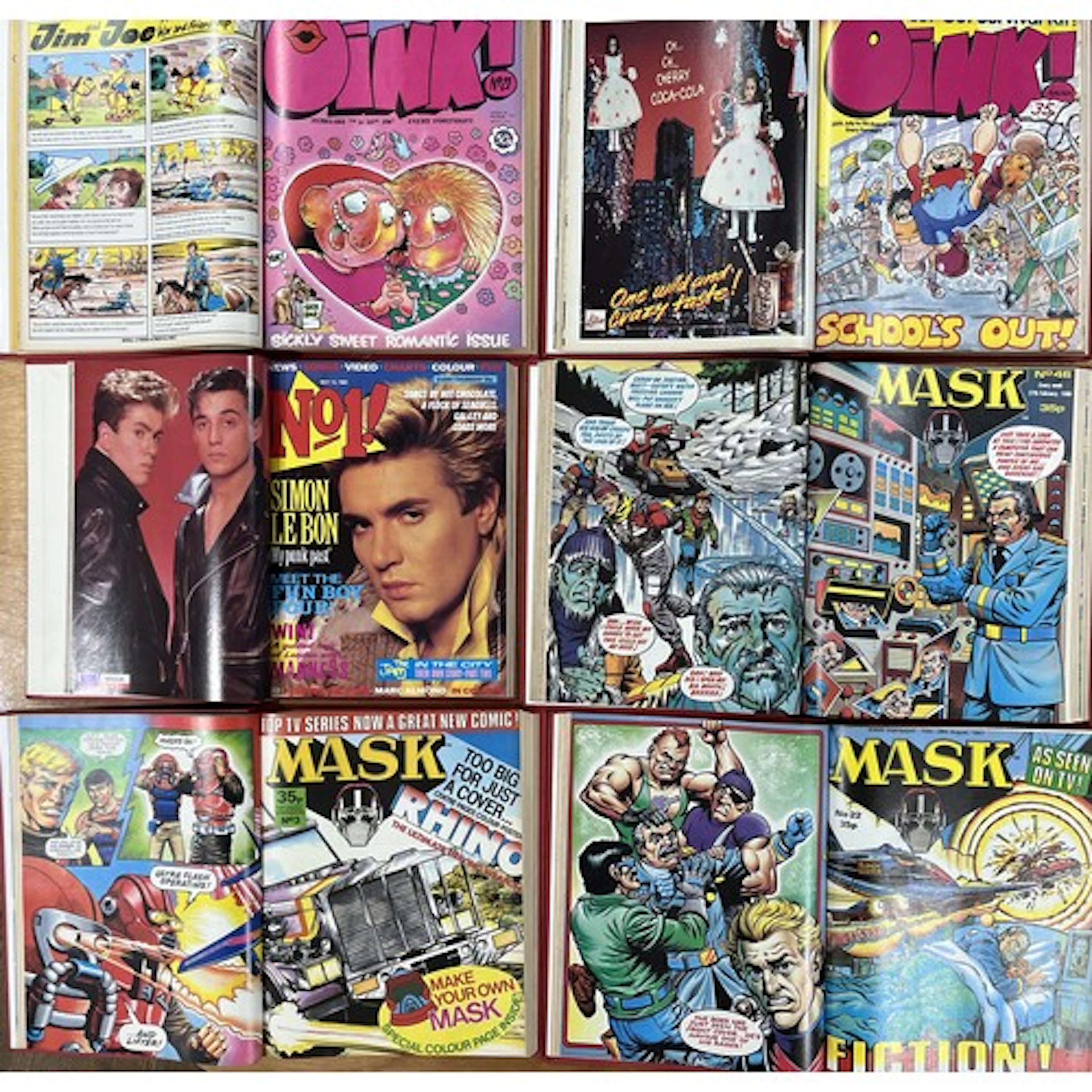 Vintage comics and annuals: bound comics volumes: Tiger &amp...