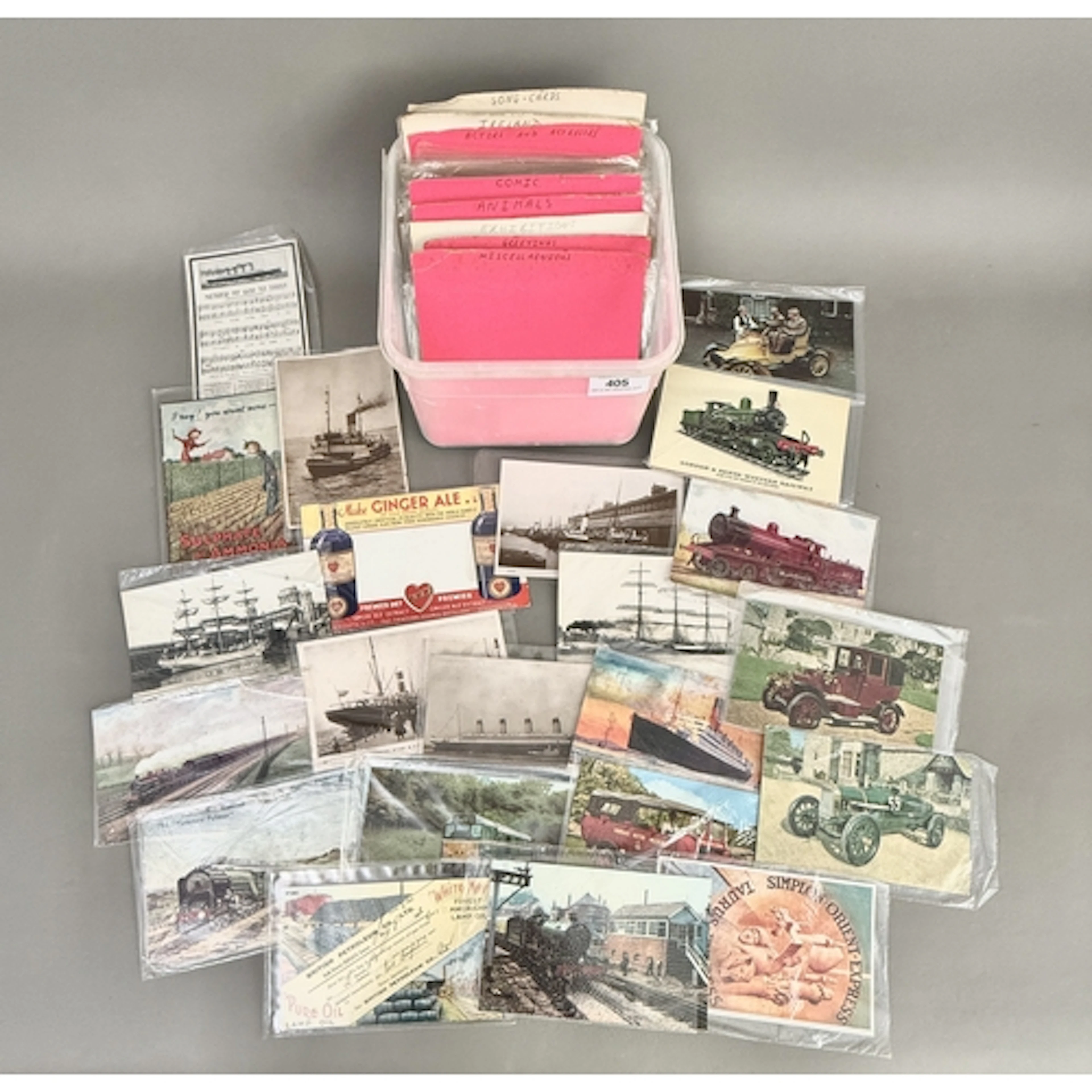 A collection of pre-war postcards - the majority first quart...