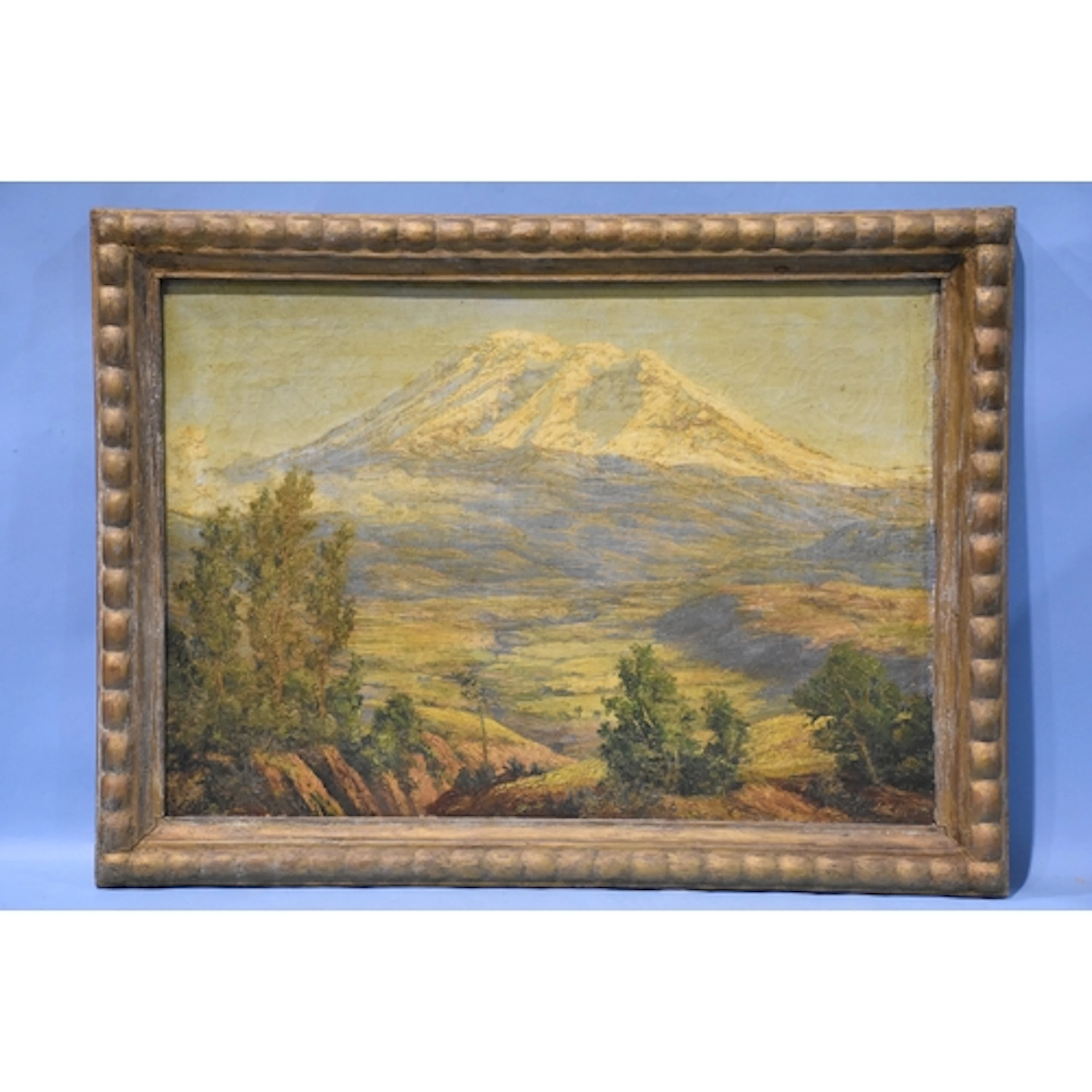 Juan León Mera I (1832-1894) EL CHIMBORAZO, ECUADOR Oil on c...