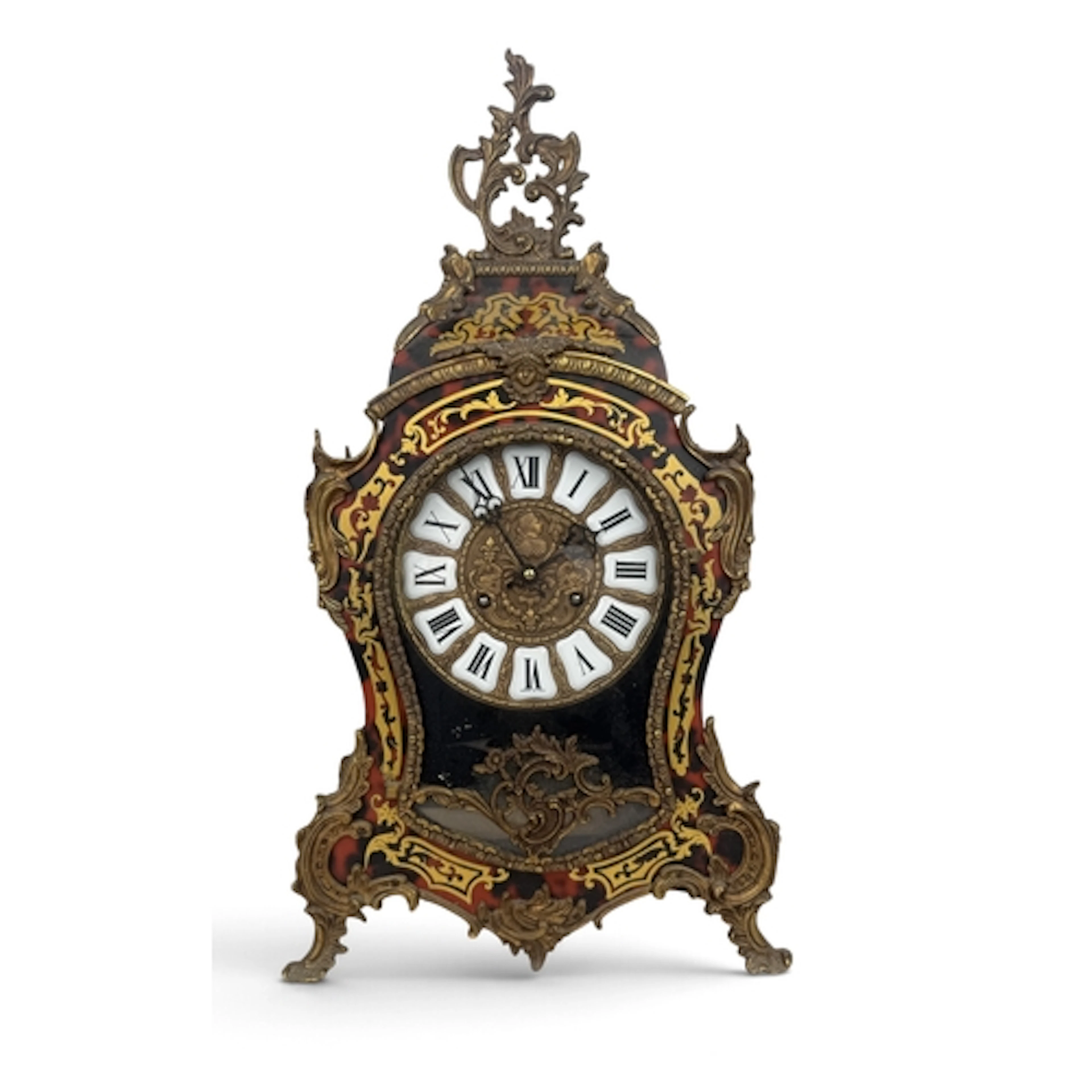 AN ITALIAN REPRODUCTION OF A LOUIS XV STYLE 'BOULLE' MARQUET...