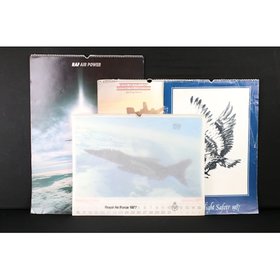 Aviation Interest - group of Royal Air Force calendars to co...