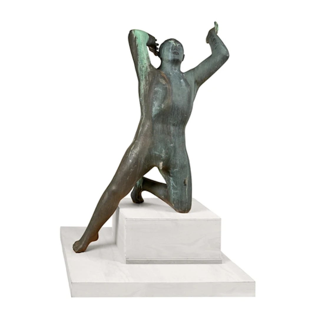 Douglas Wain-Hobson (1918-2001) - Recovery, bronze, 1953, 18...