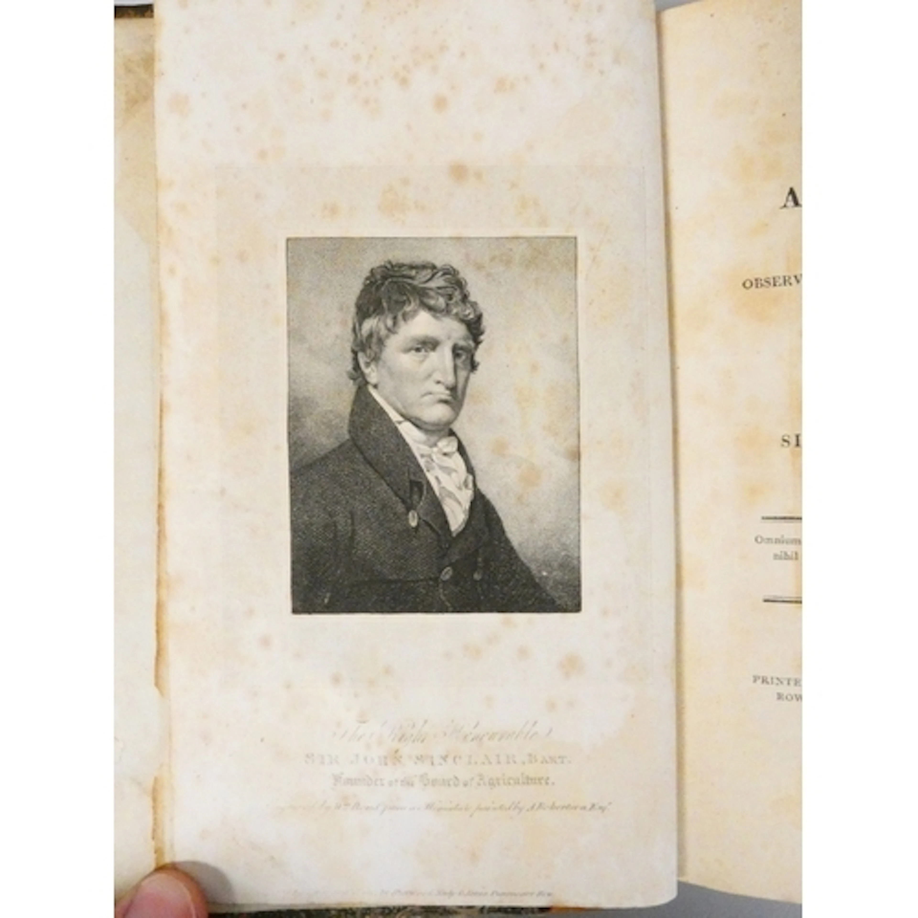 SINCLAIR SIR JOHN. The Code of Agriculture includ...