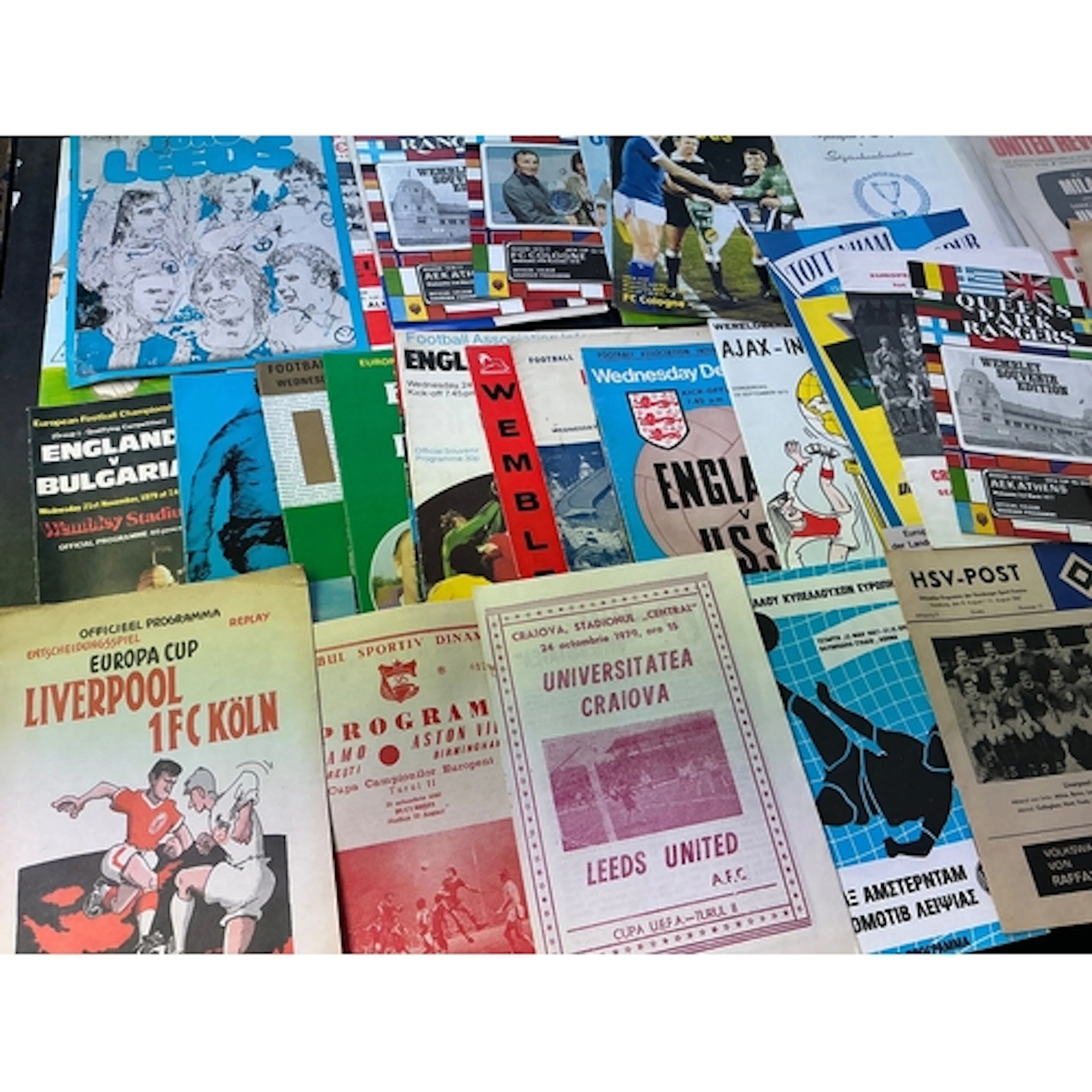 European Cup Football Programmes: Involving British clubs bo...