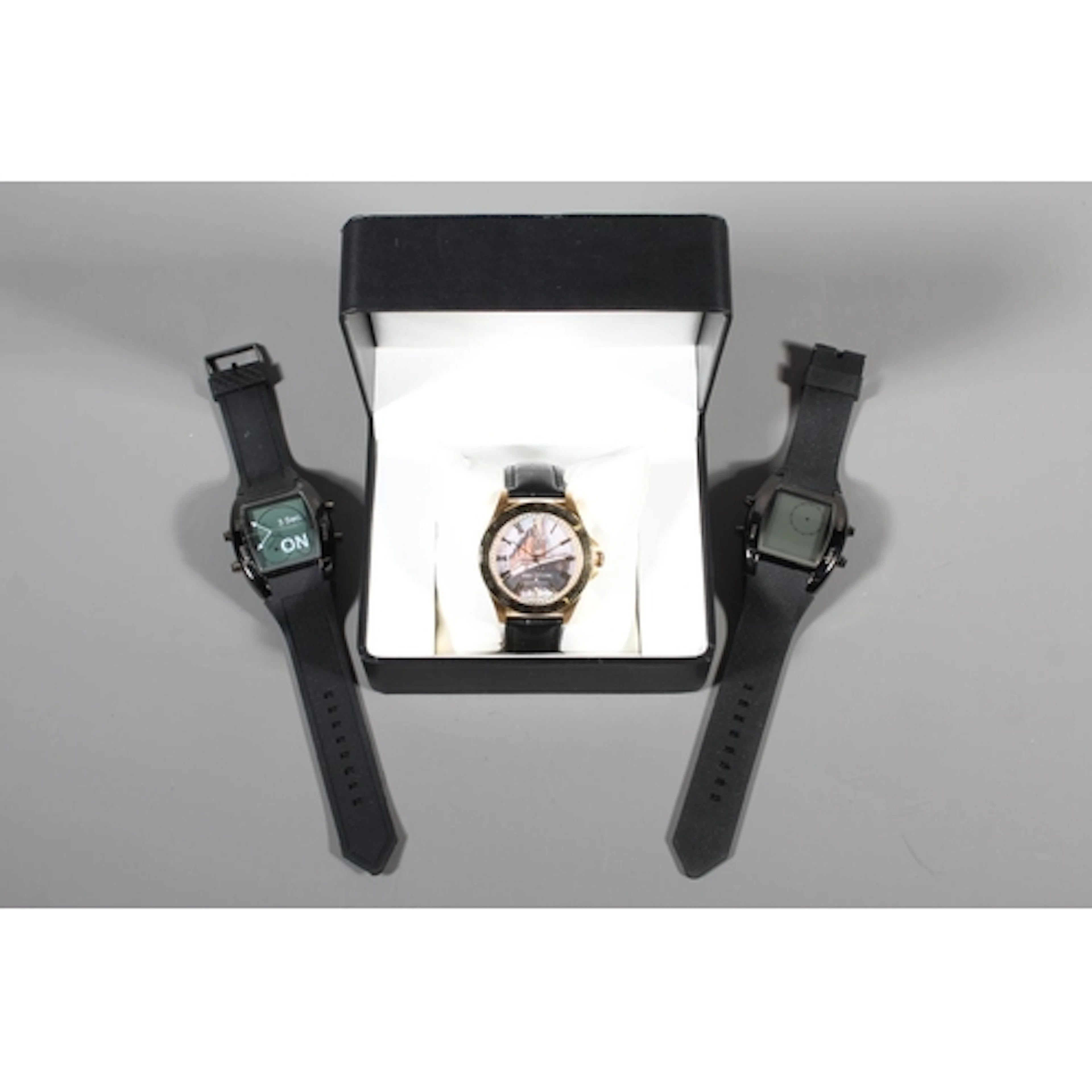 RMS Titanic commemorative wristwatch, boxed and two other wa...