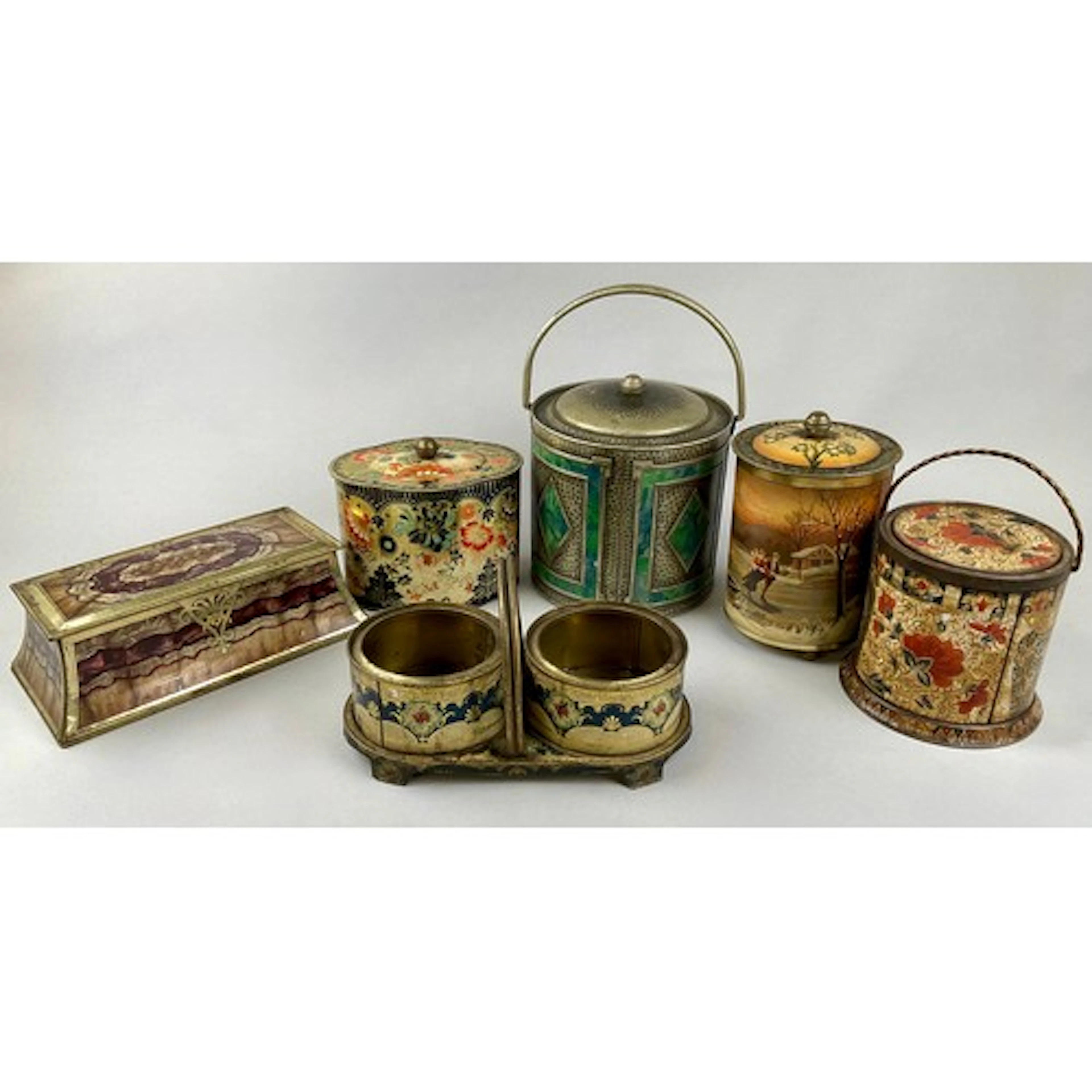 Advertising Tins - an early 20th century drum shaped tin, Jo...