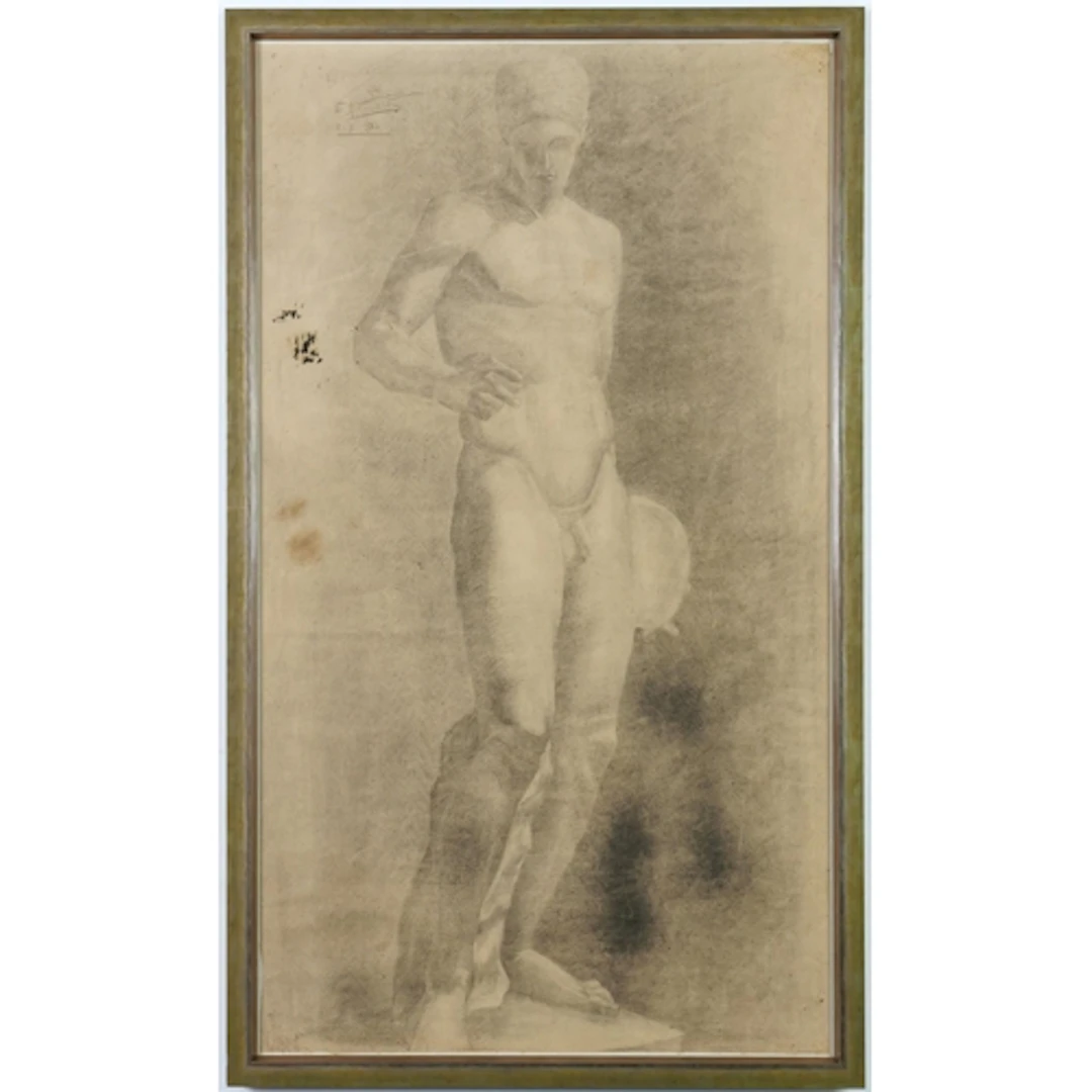 20TH CENTURY FRENCH SCHOOL: CLASSICAL NUDE FIGURE, CIRCA 192...