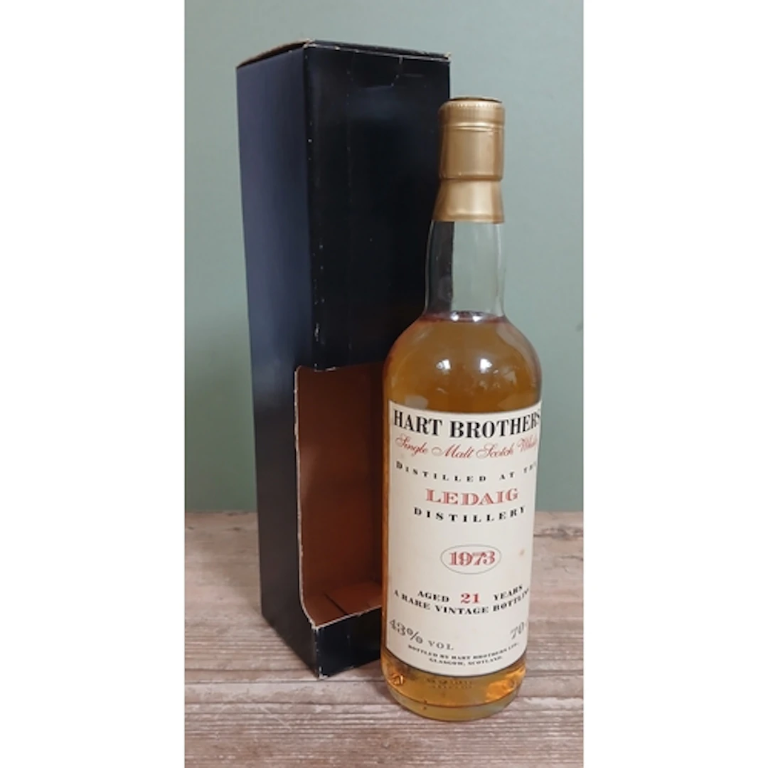 Ledaig 1973 Hart Brothers 21 years single malt scotch whisky...