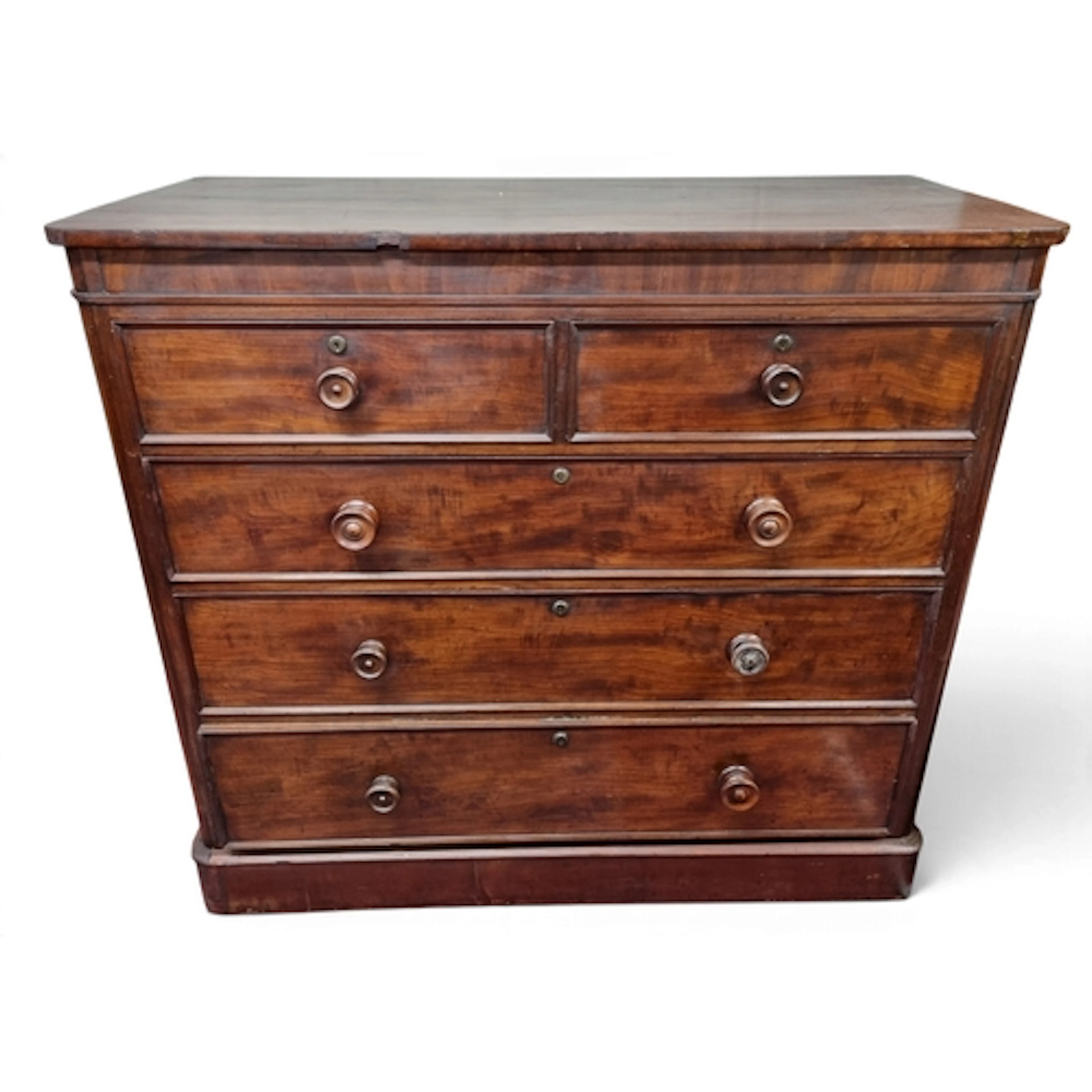 A good 19th Century Mahogany Chest of Drawers with original ...