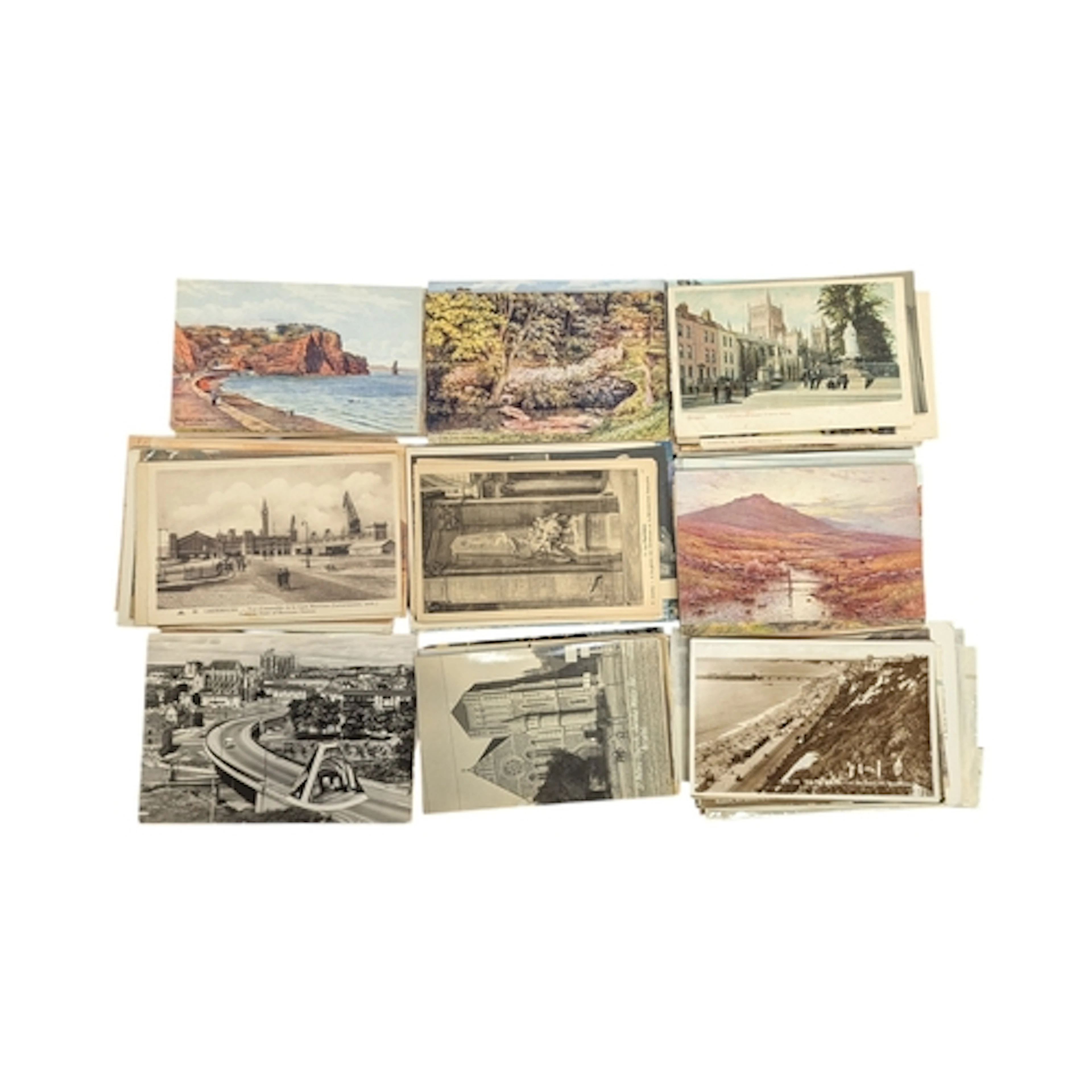 Collection of 20th century vintage postcards. To include top...