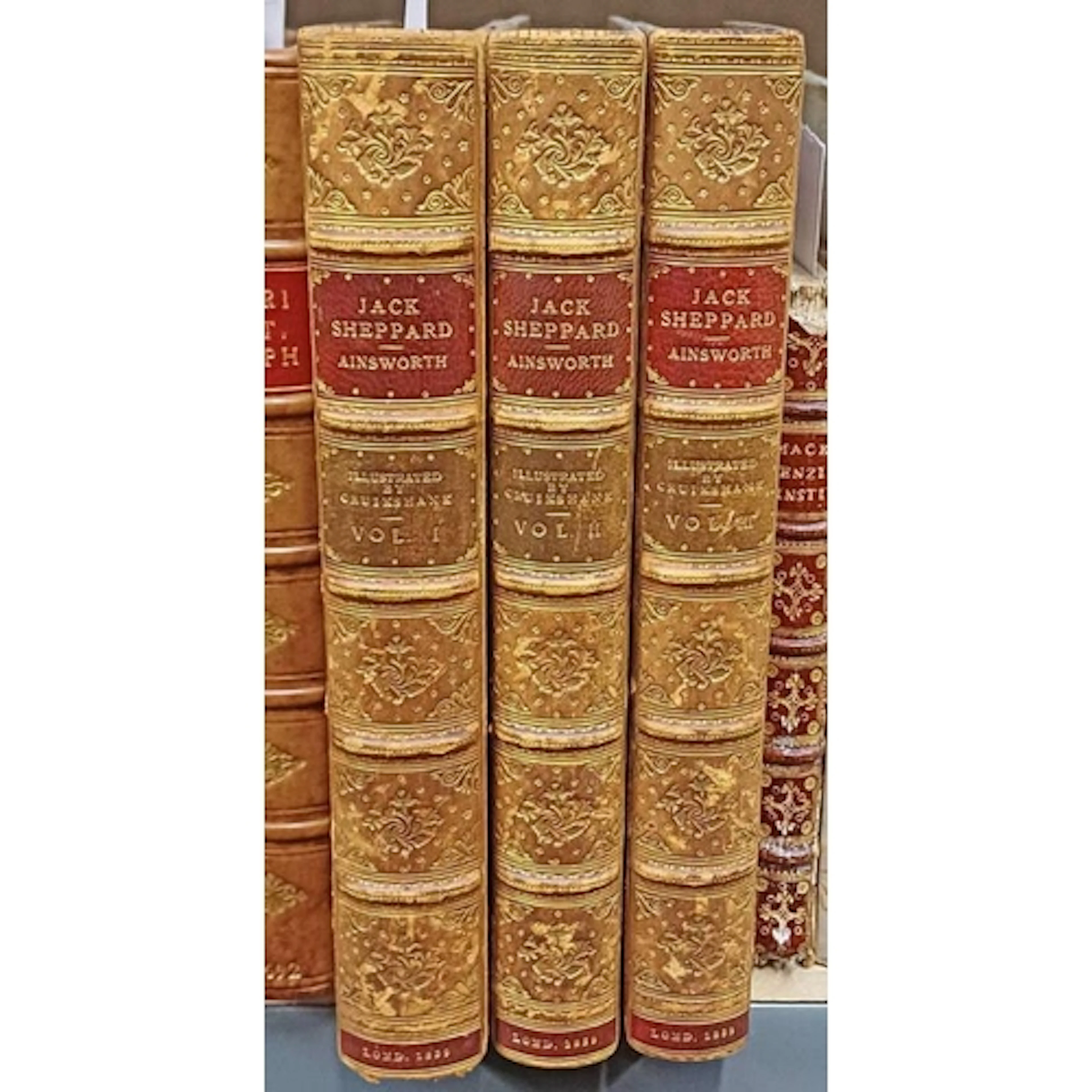 JACK SHEPPARD, A ROMANCE BY W. HARRISON AINSWORTH WITH ILLUS...