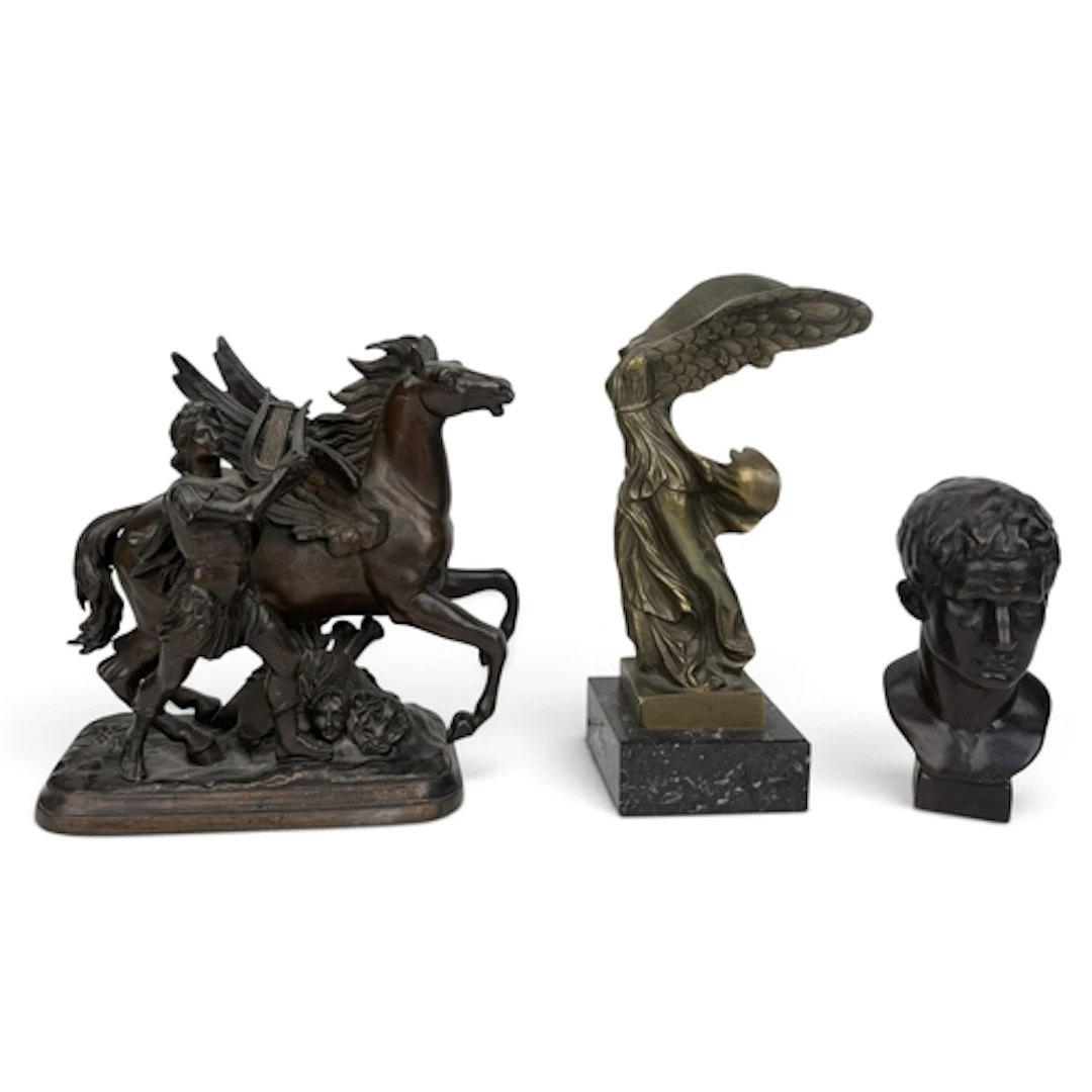 AFTER THE ANTIQUE: A BRONZE STATUE OF THE WINGED VICTORY OF ...
