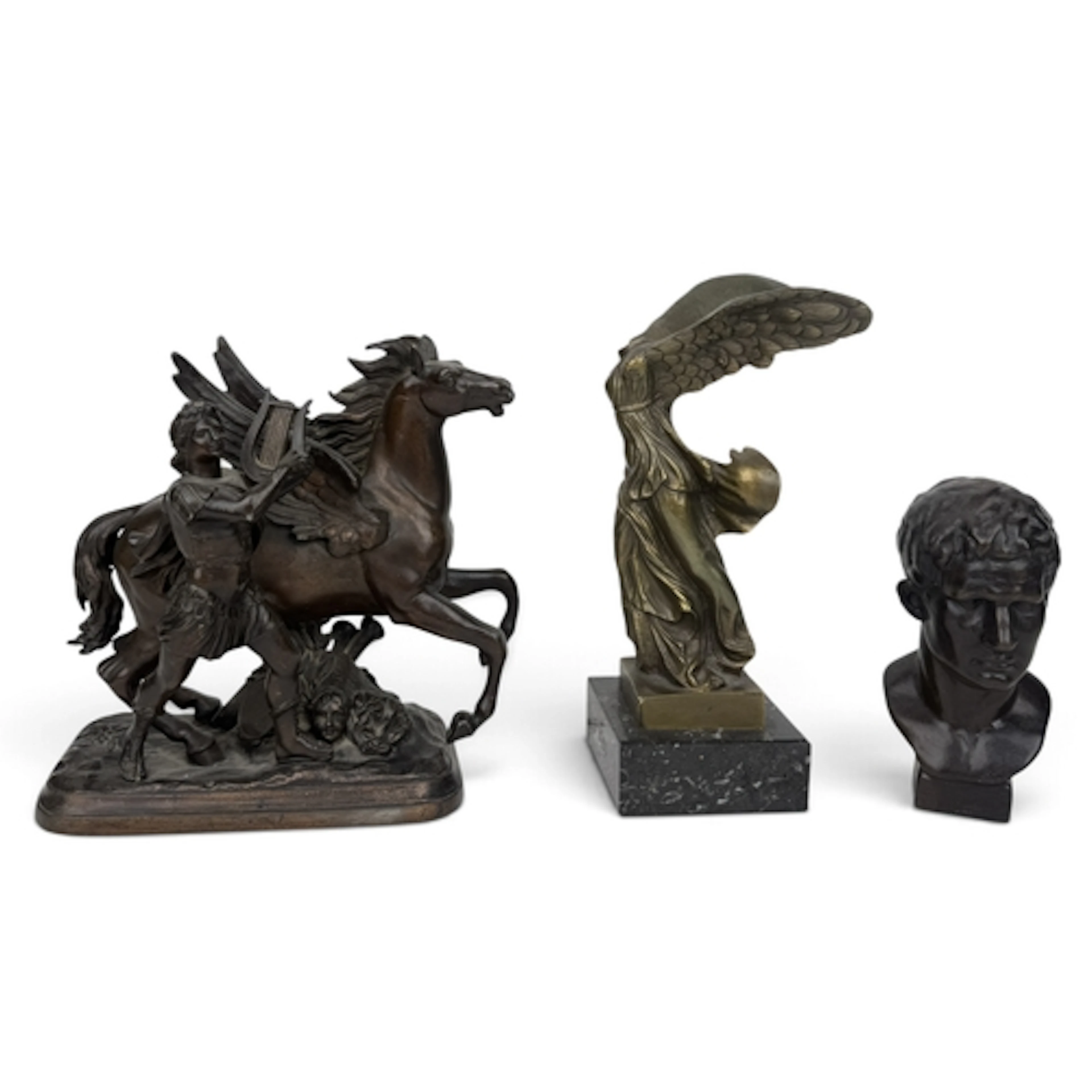 AFTER THE ANTIQUE: A BRONZE STATUE OF THE WINGED VICTORY OF ...