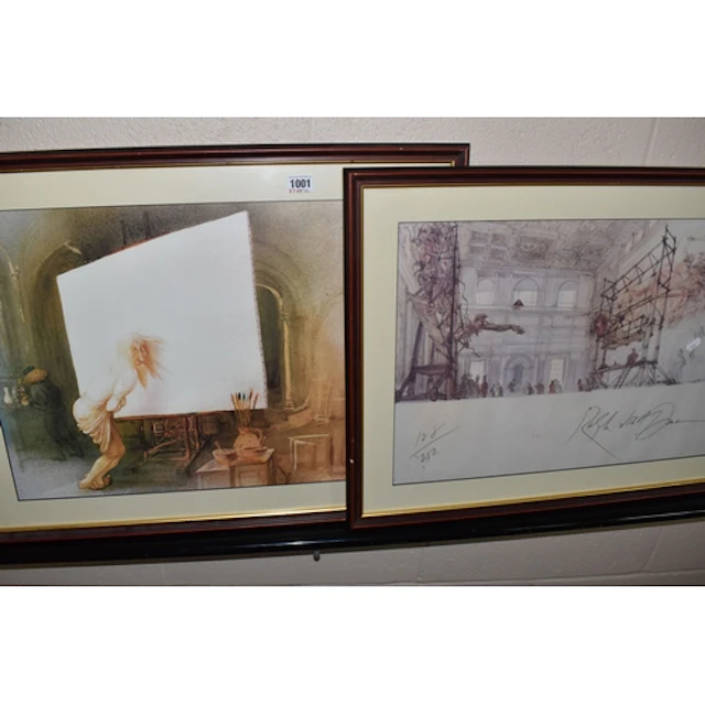 RALPH STEADMAN (1936) TWO SIGNED LIMITED EDITION PRINTS, com...