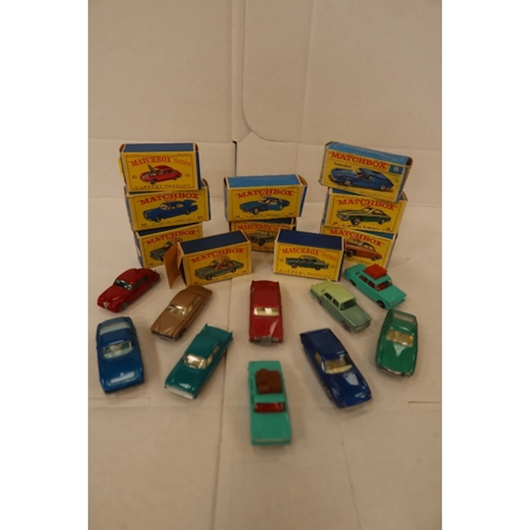 Various MatchBox models numbers 65, 75, 56, 29, 56, 28, 5...