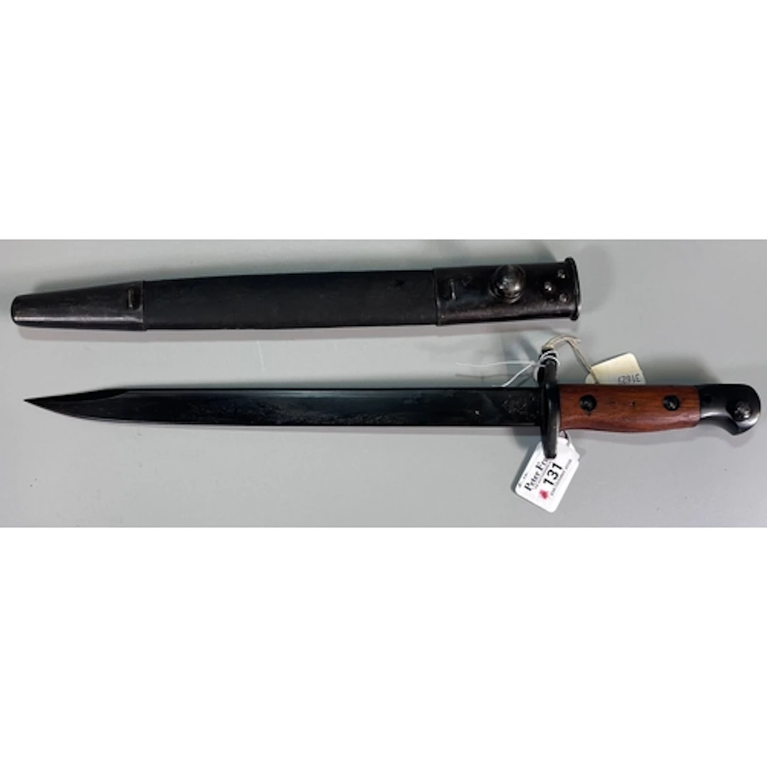 WW2 British/Indian Mk II SMLE bayonet, marked ‘RFI’ and date...