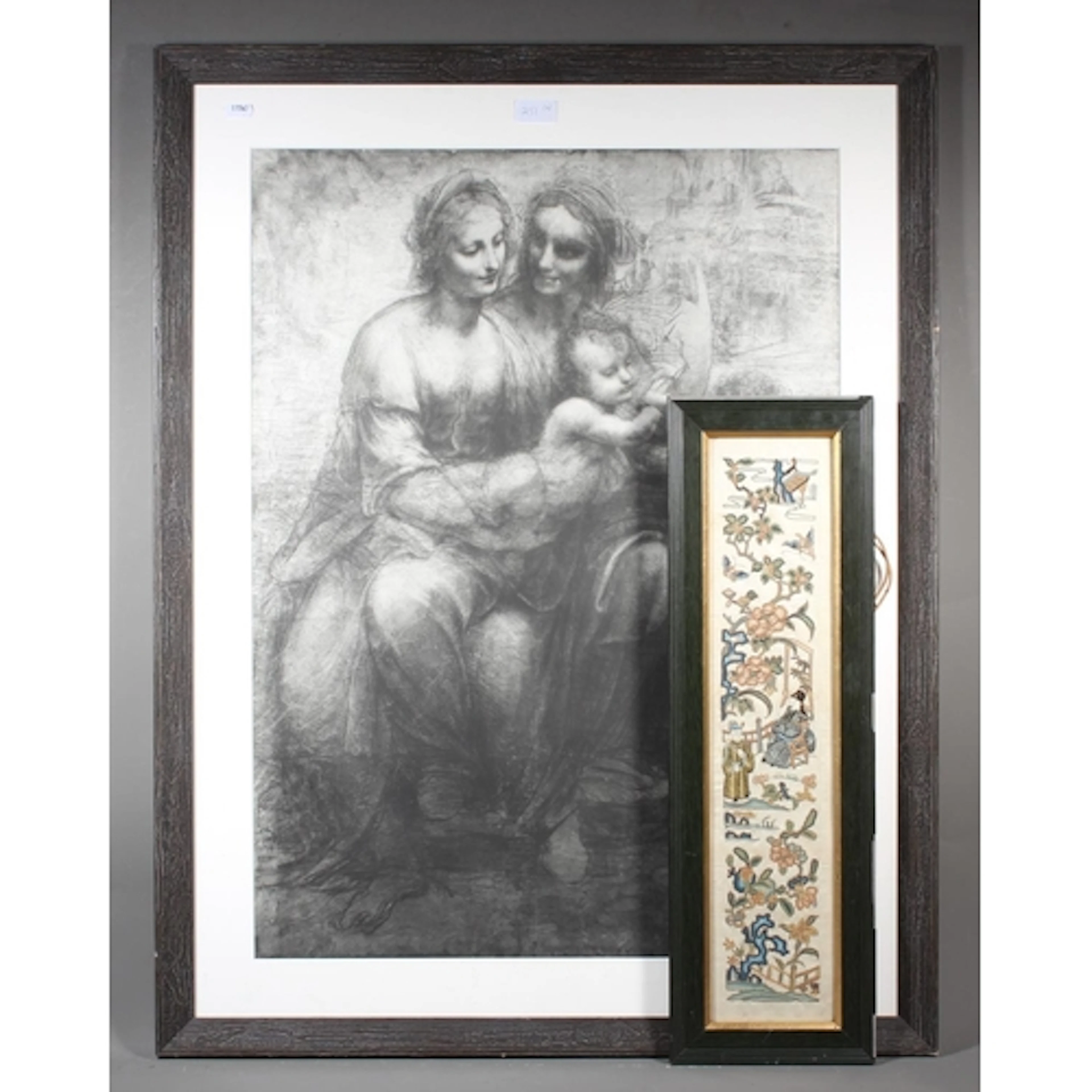 After LEONARDO DA VINCI, The Virgin and Child Saint Anne and...