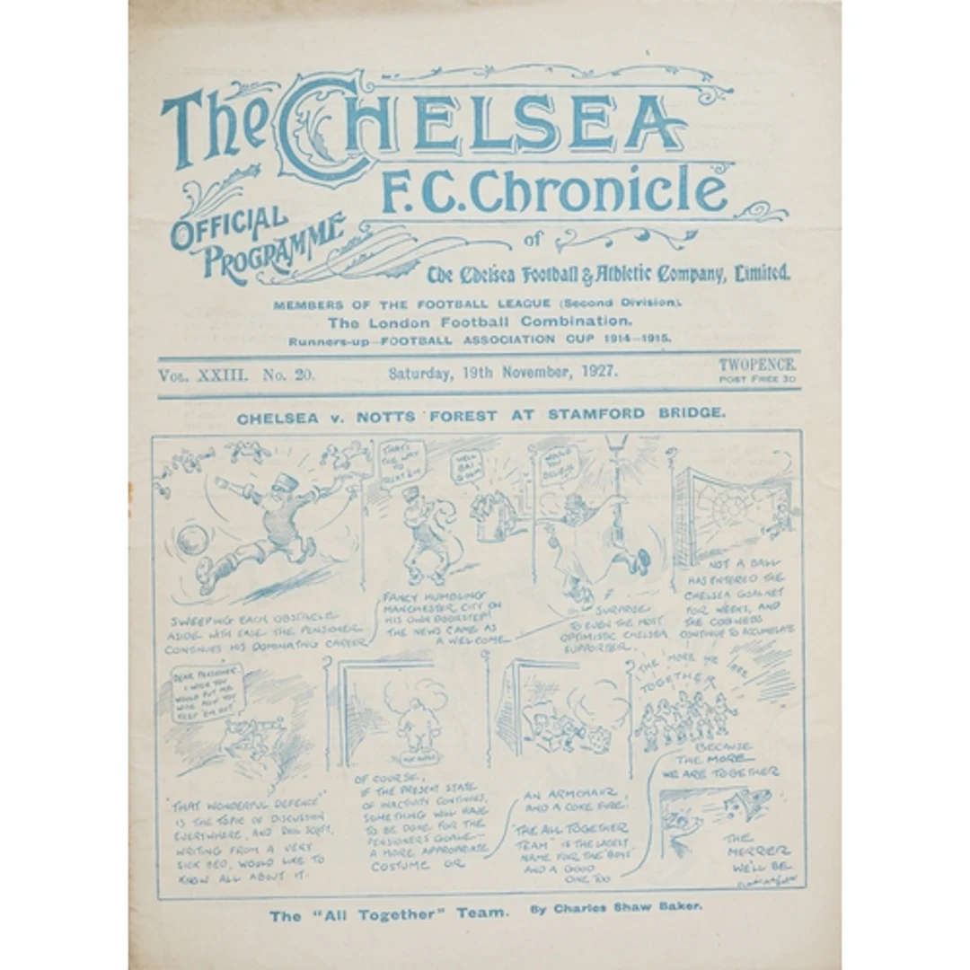 The Chelsea F.C. Chronicles official football programme - Ch...