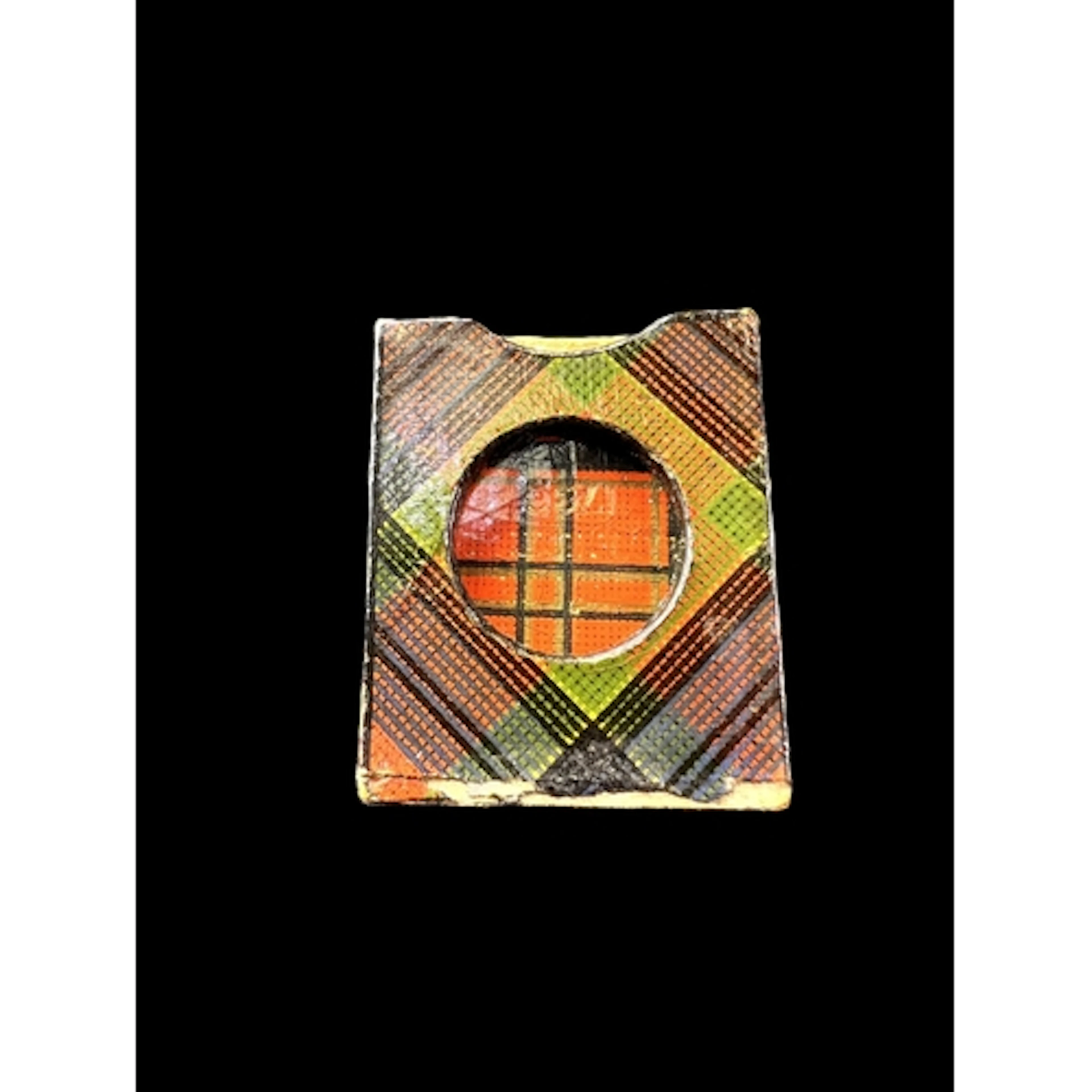 Miniature tartan ware box containing the poems and songs of ...