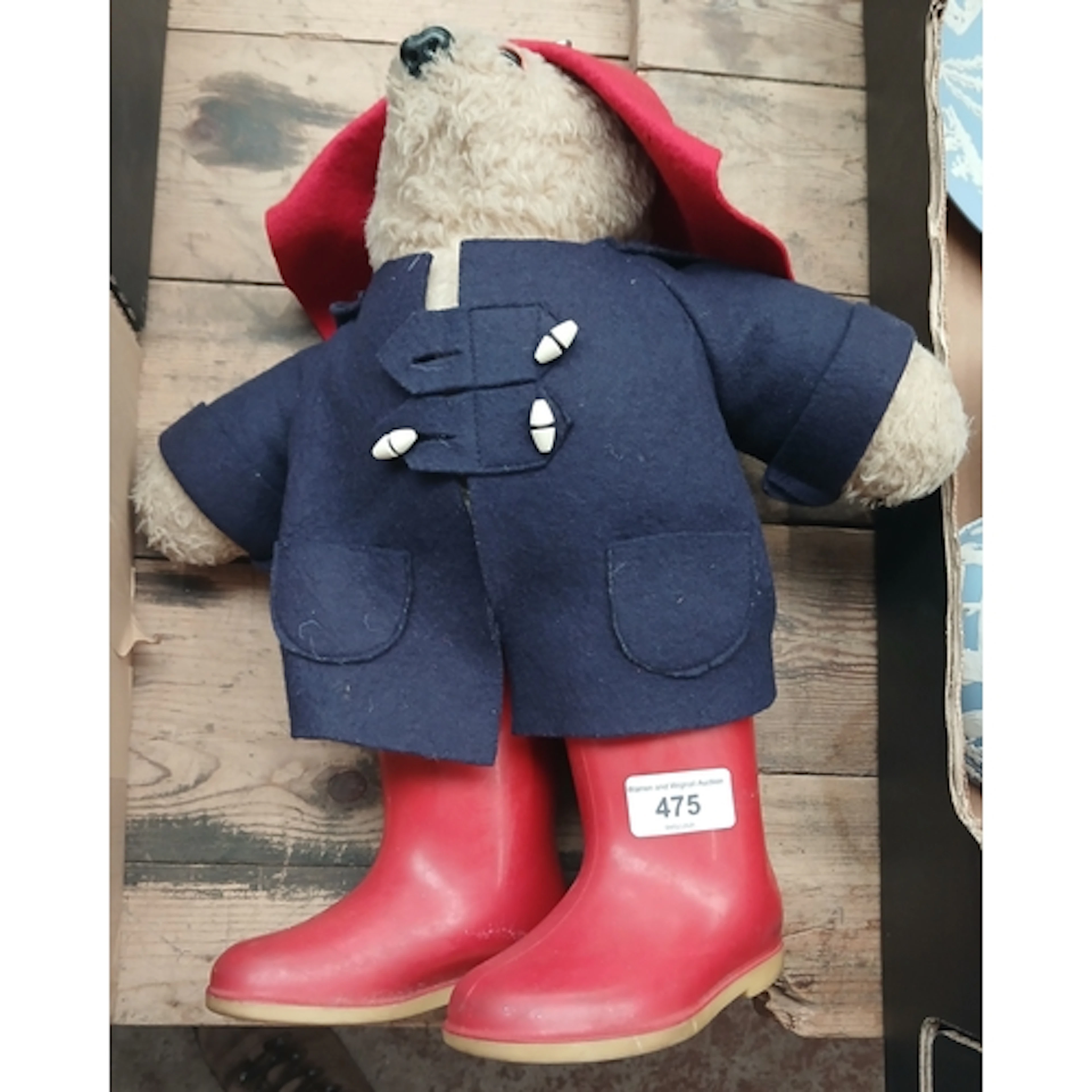 A vintage Paddington Bear soft toy.