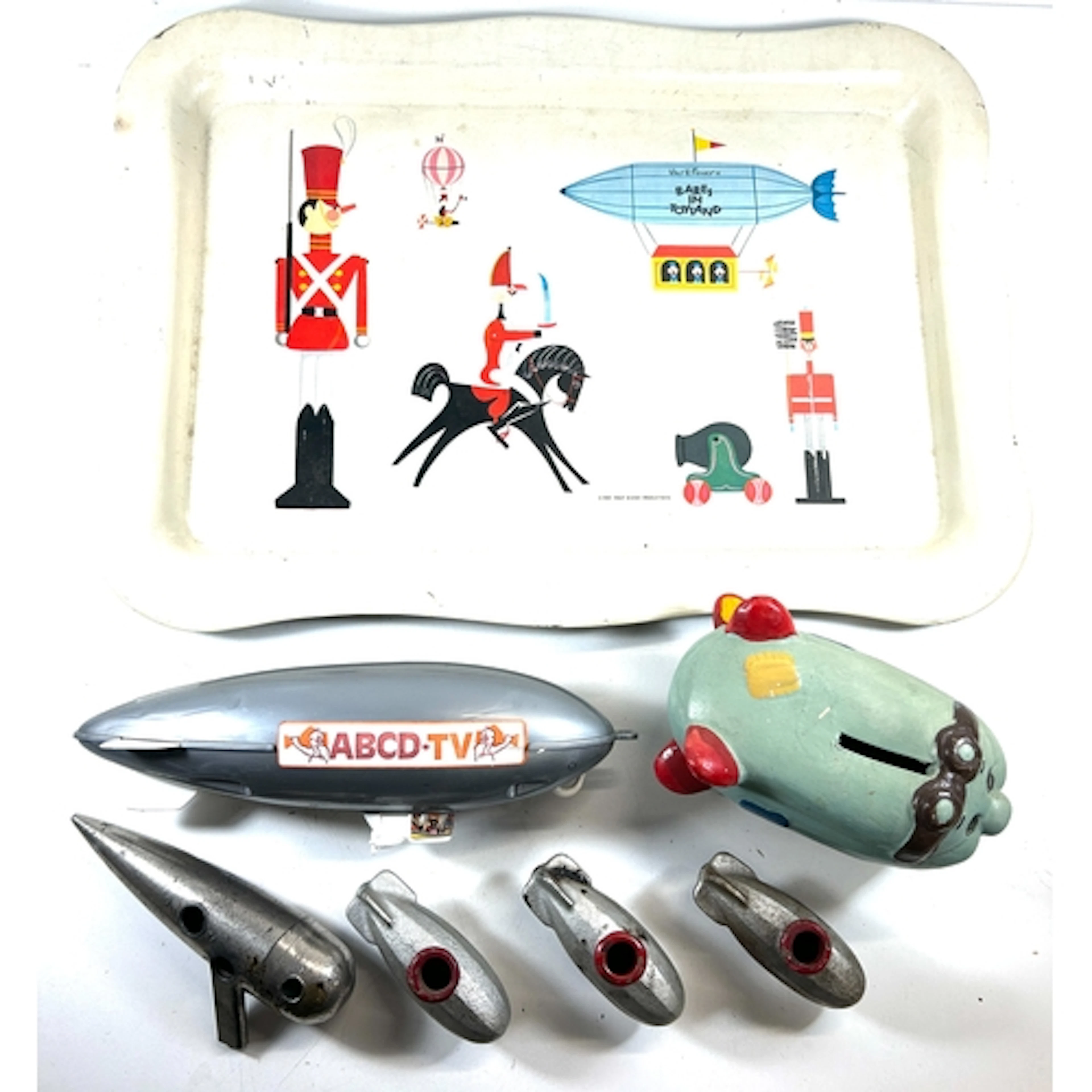 A quantity of AIRSHIP related toy, games and jigsaw puzzles,...
