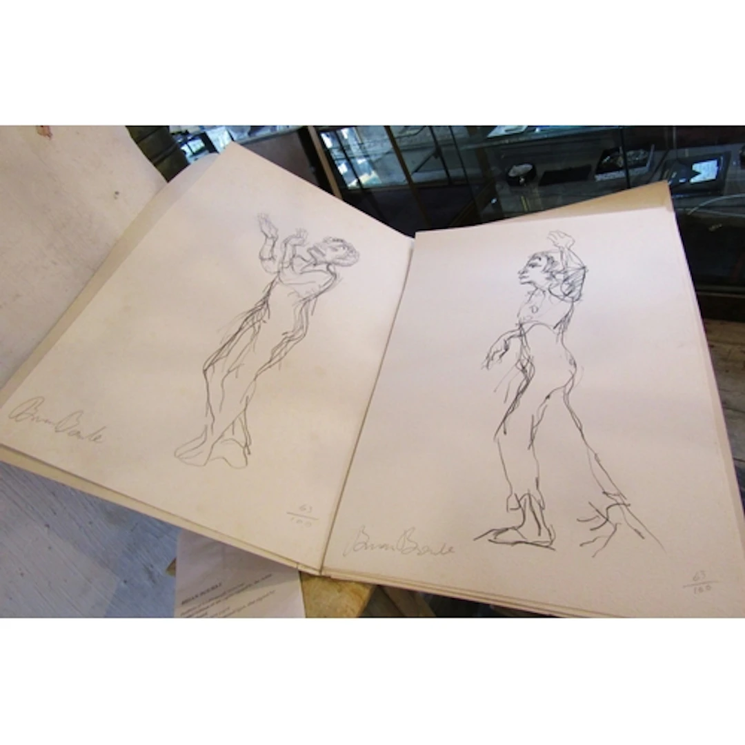 Brian Bourke Portfolio of Eight Lithograph Drawings Limited ...