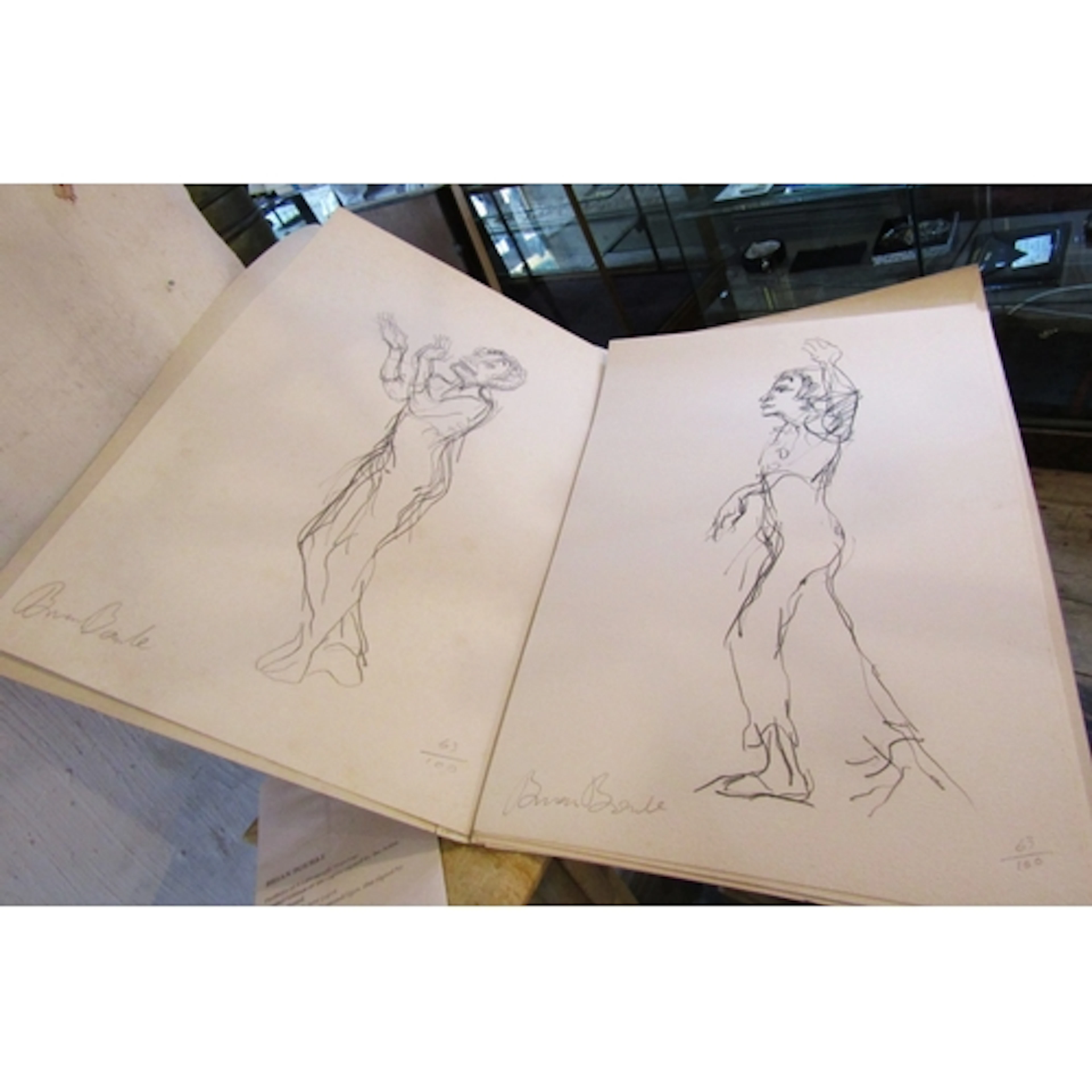 Brian Bourke Portfolio of Eight Lithograph Drawings Limited ...