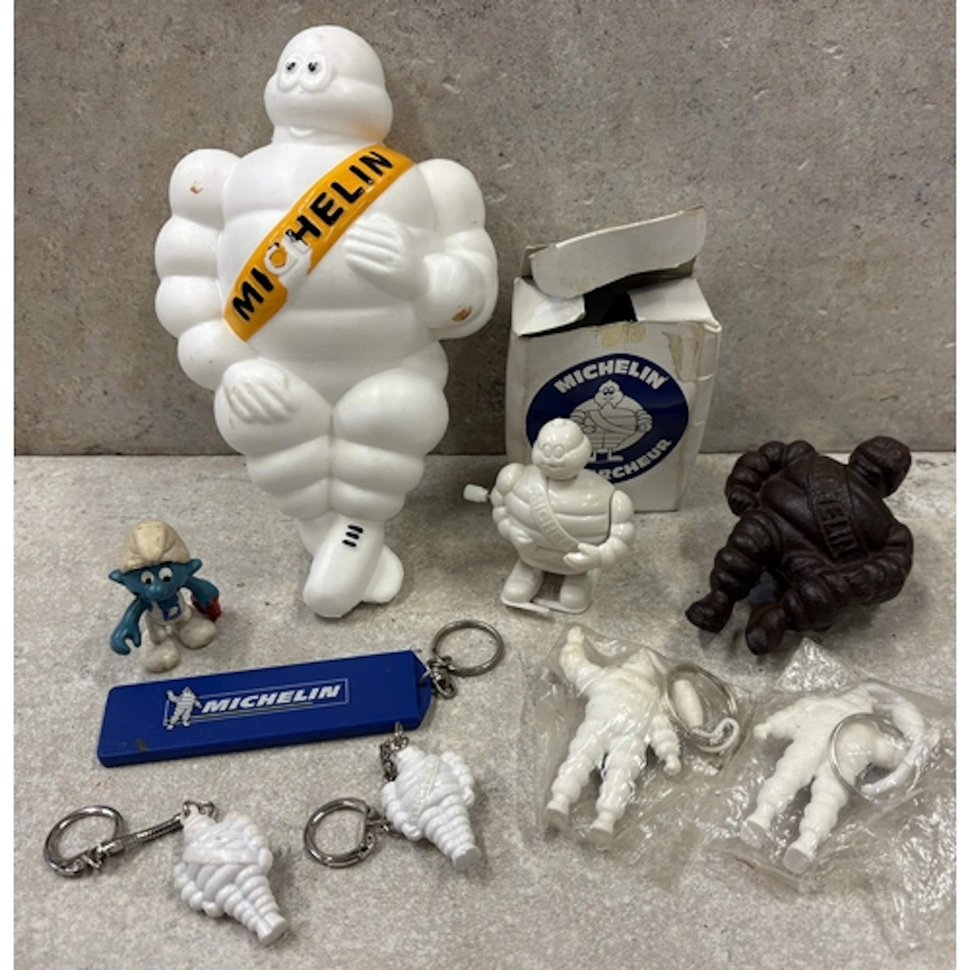 A collection of Michelin figures etc. Est. £20 - £30.
