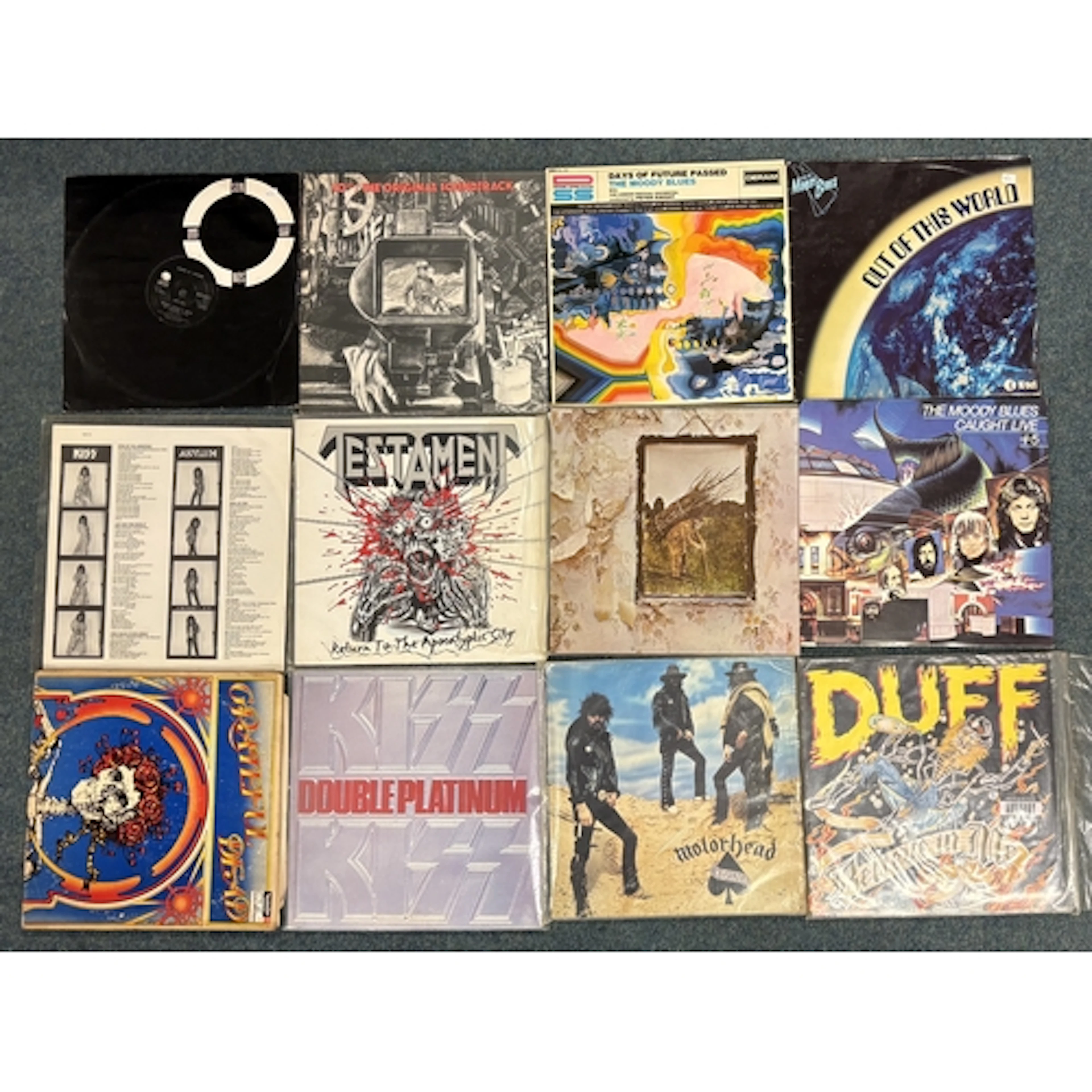 12 x LP vinyl records - To include Hard Rock, Heavy Metal, P...
