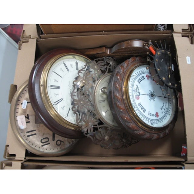 XX Century Wall CLocks and Barometers, including Shaw of Lon...