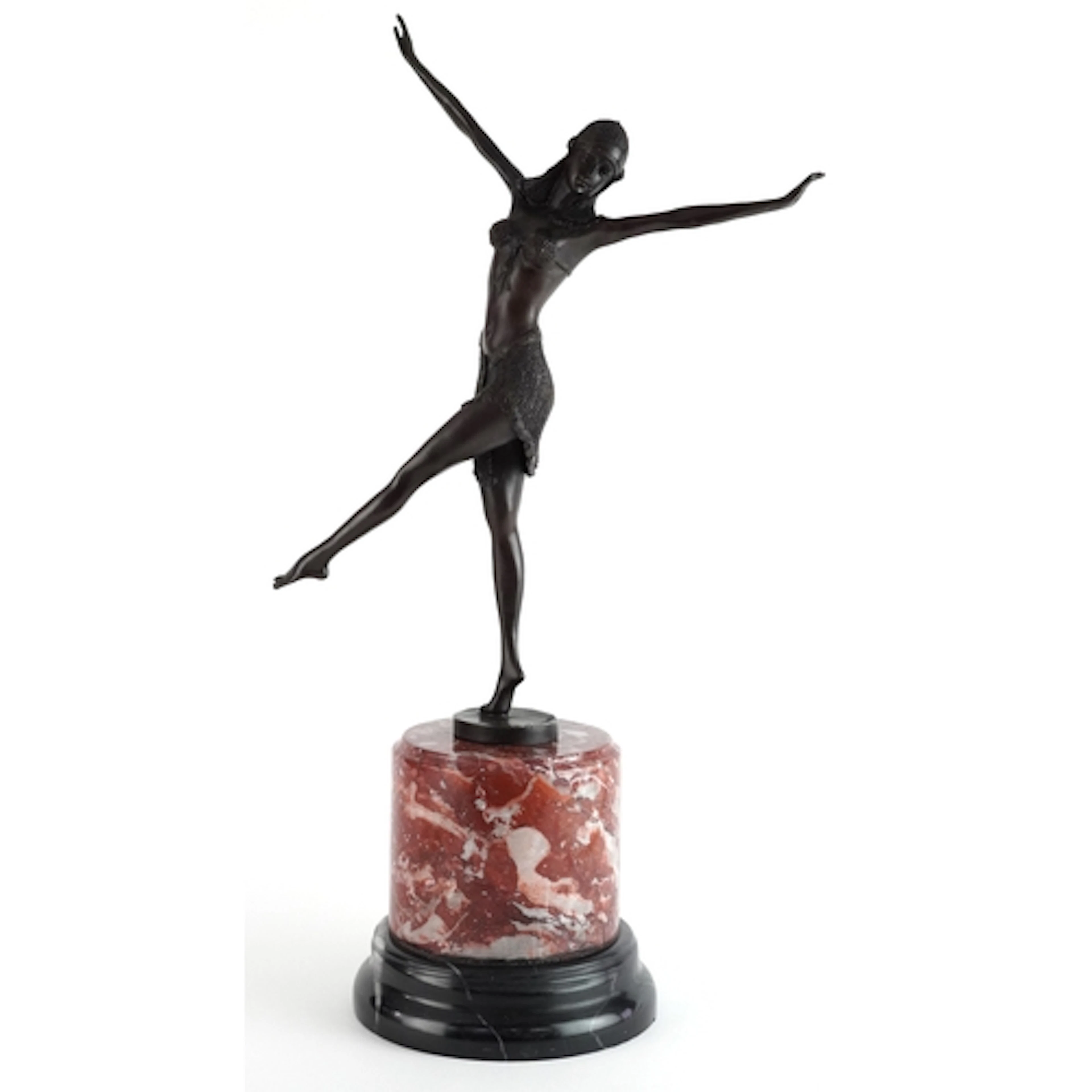 After D. H. Chiparus, patinated bronze study of an Art Deco ...