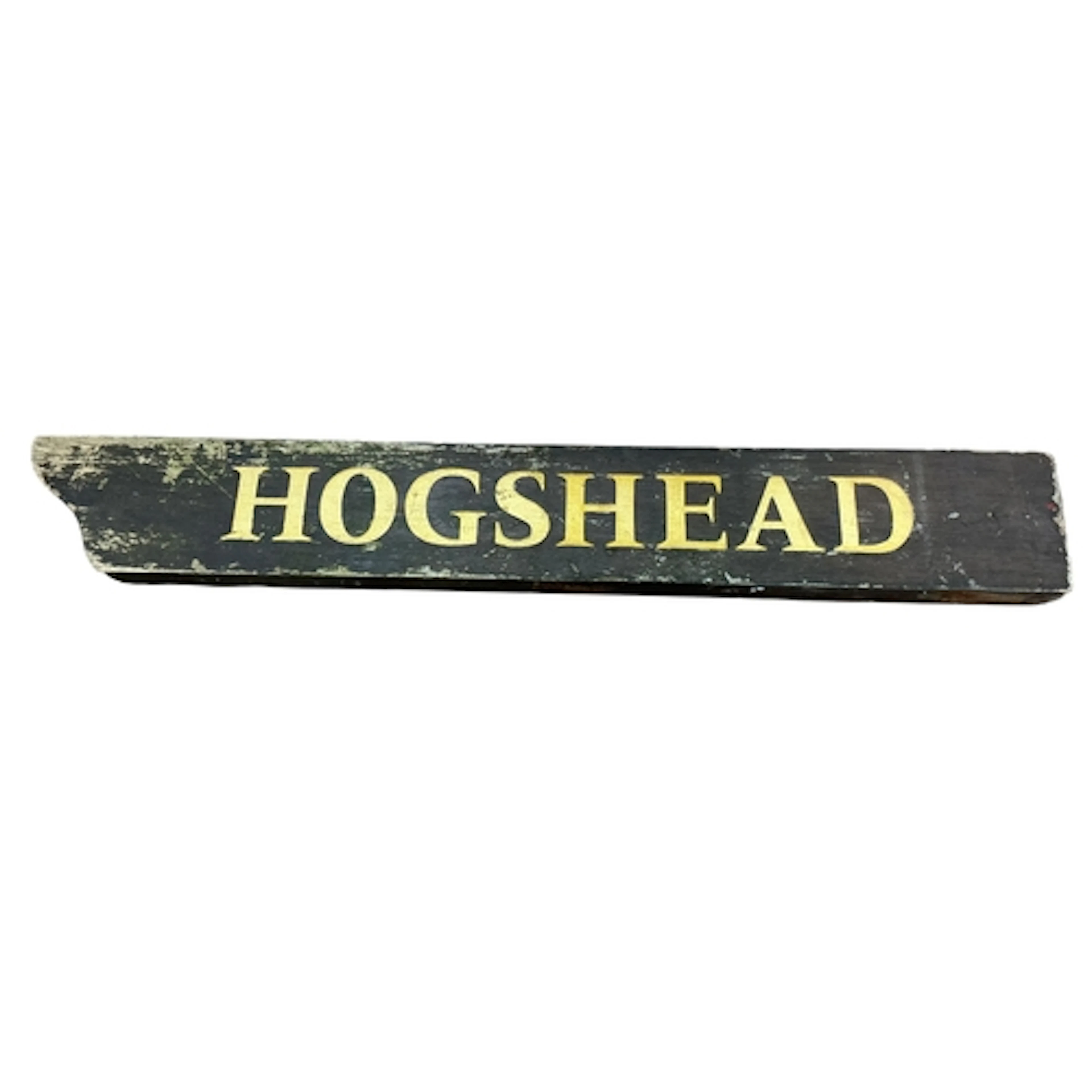 A vintage painted wood double sided 'Hogshead' sign, width 1...